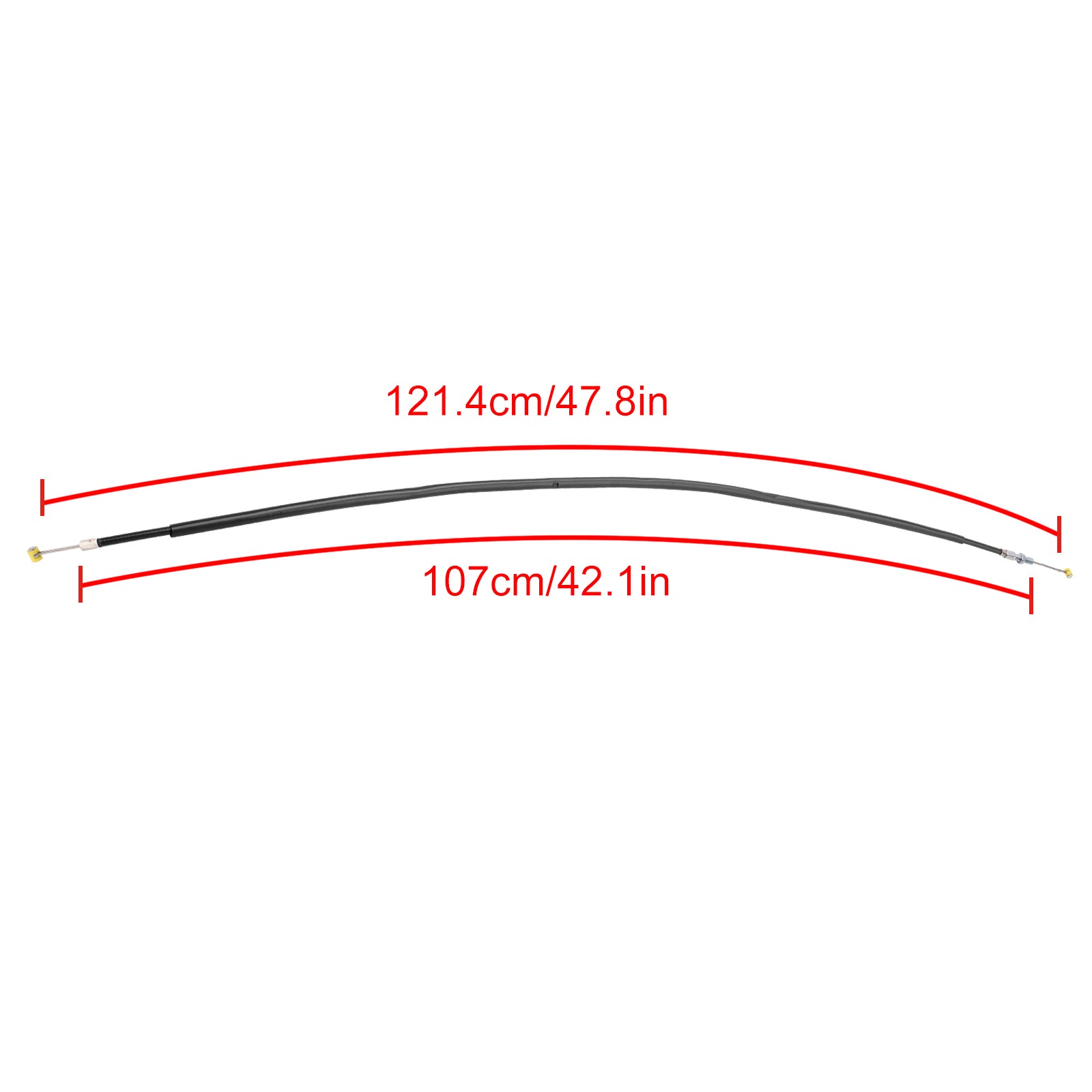 Črni rezervni kabel za motocikle Suzuki GSXR600/750 (2011-2023)