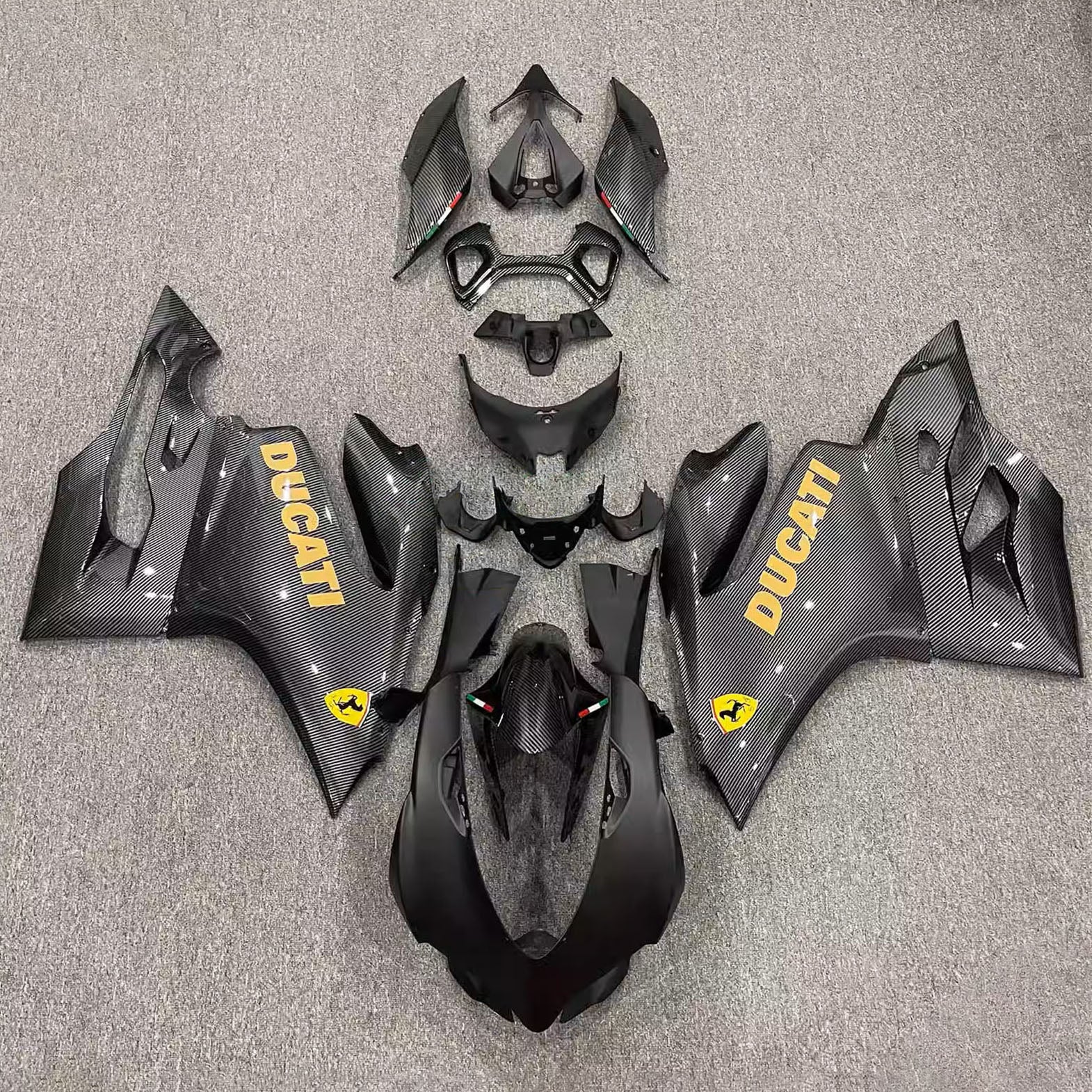 Kit carenatura in plastica ABS stampata a iniezione per Ducati 899 (2012-2015)