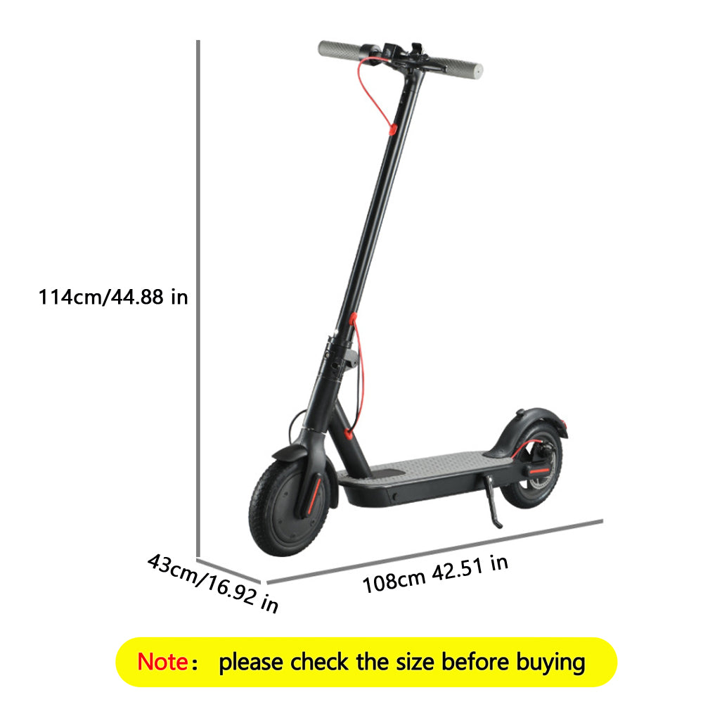 Trottinette Électrique 350W 8,5", Autonomie 35 km, 30 km/h, Double Frein et Pneus Pleins
