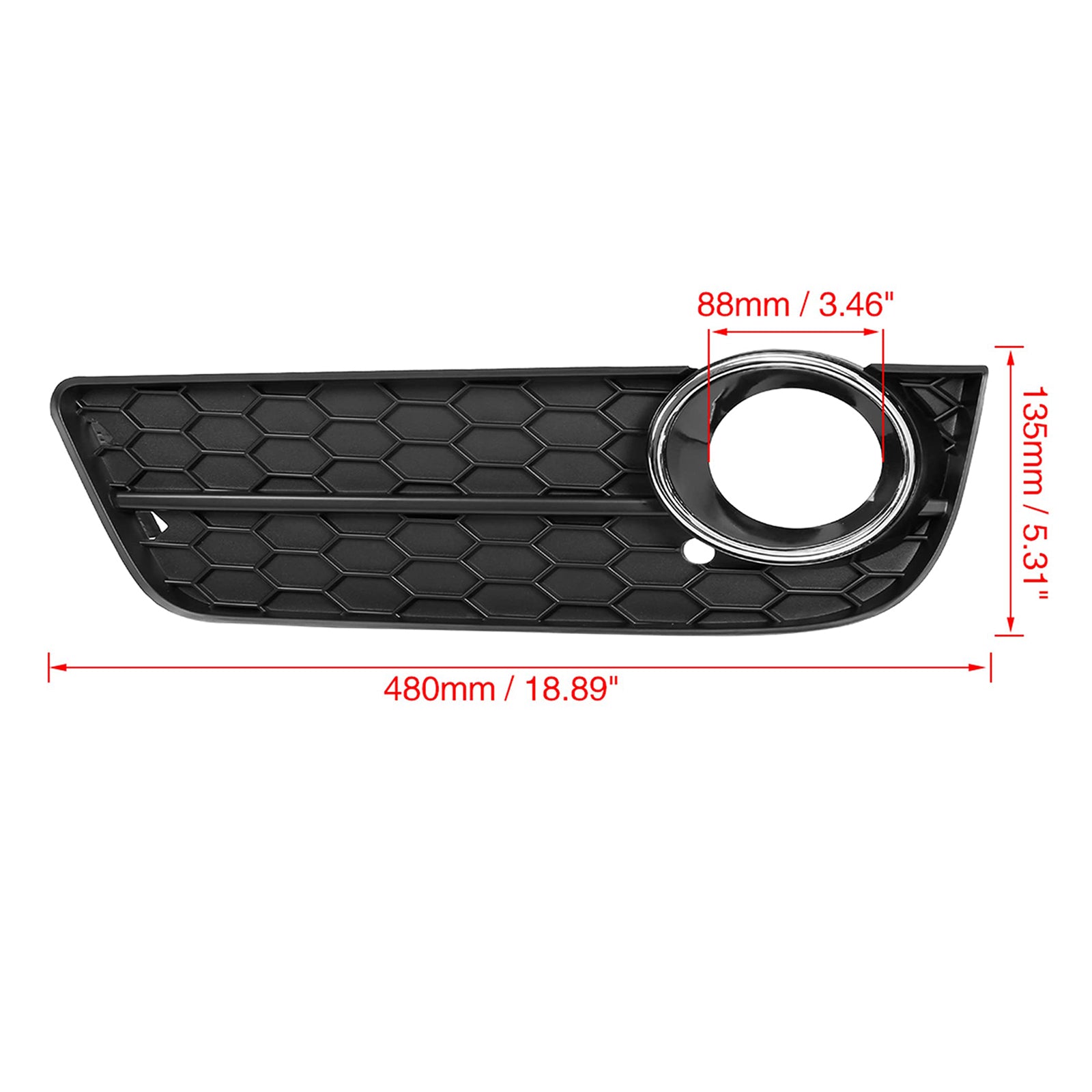 Paar mistlichten roosters voor Audi A5 2008-2011 8T0 807 682 8T0 807 681