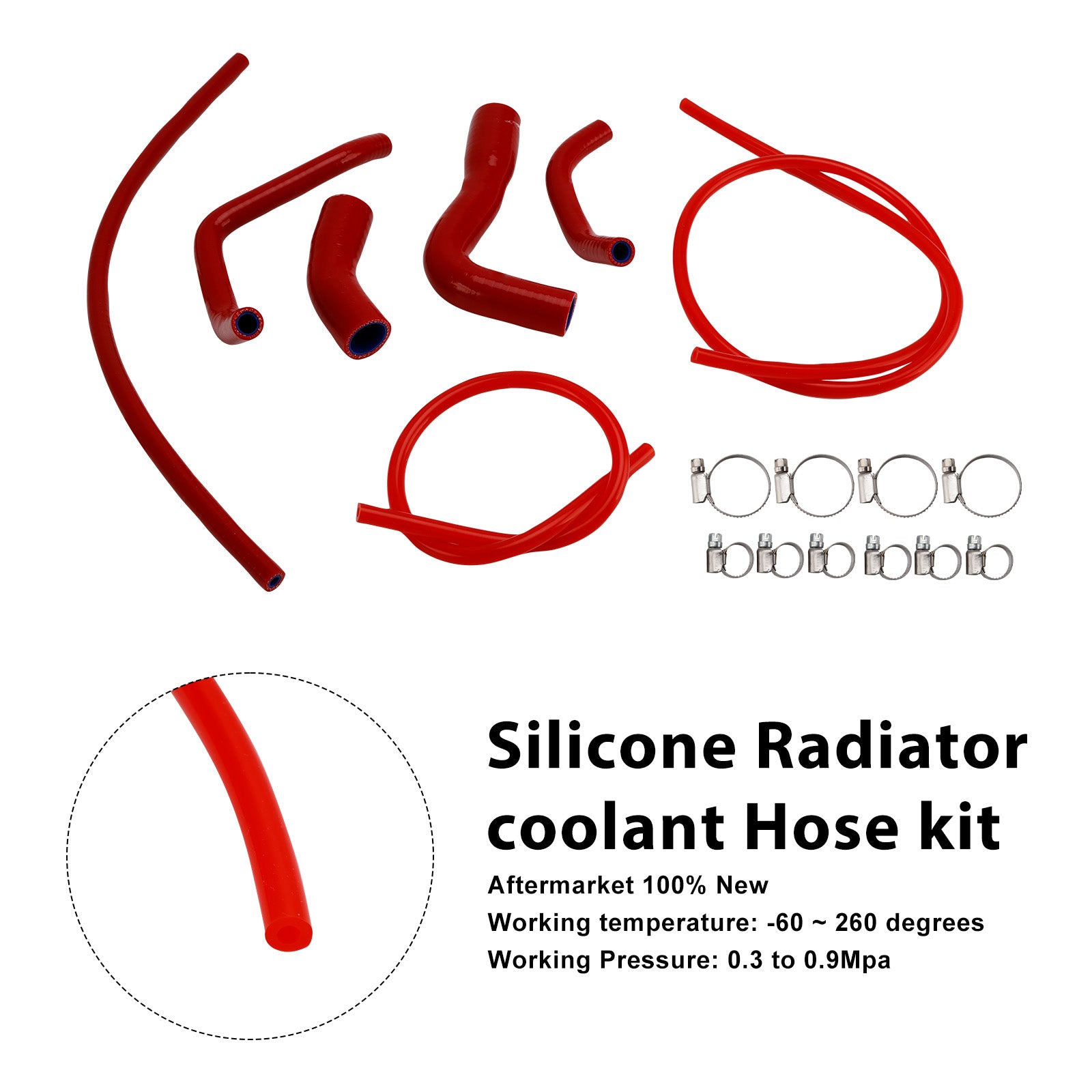 Durite de refroidissement en silicone pour radiateur Aprilia RS 660 (2021-2025)