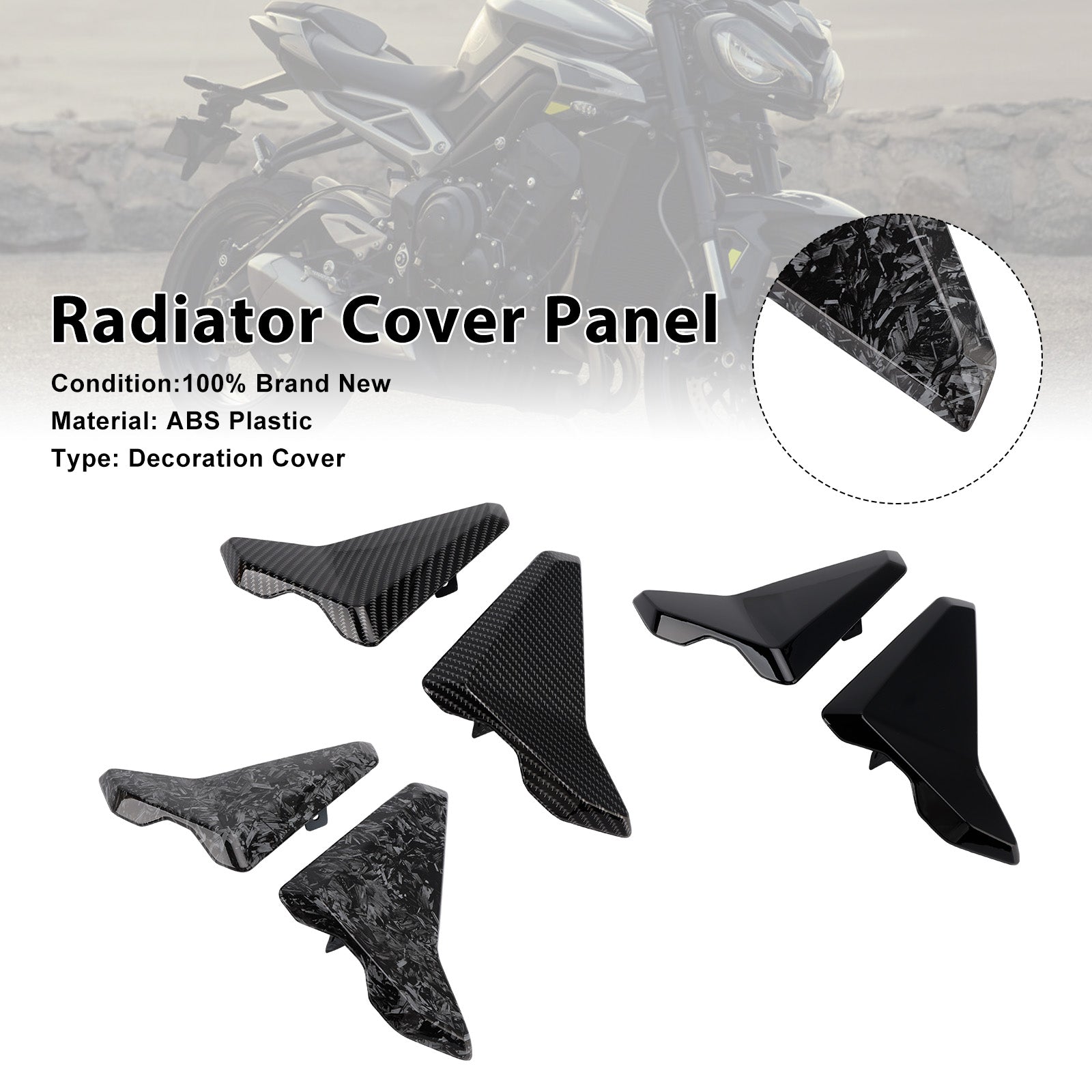 Carénages latéraux de radiateur pour Street Triple 765 R/RS 2023-2025