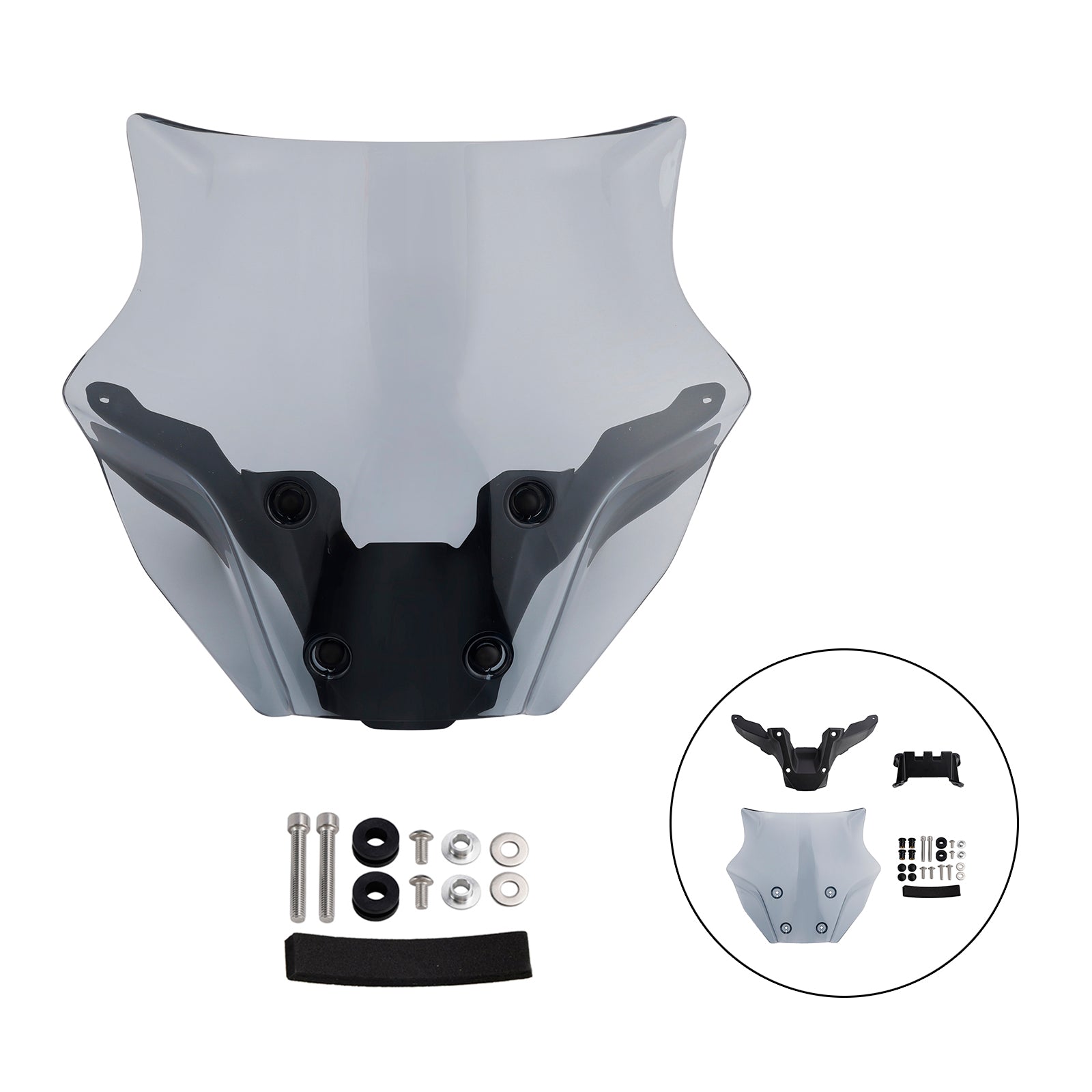 Vetrobransko steklo + podpora za Yamaha MT-09/SP 2024-2025