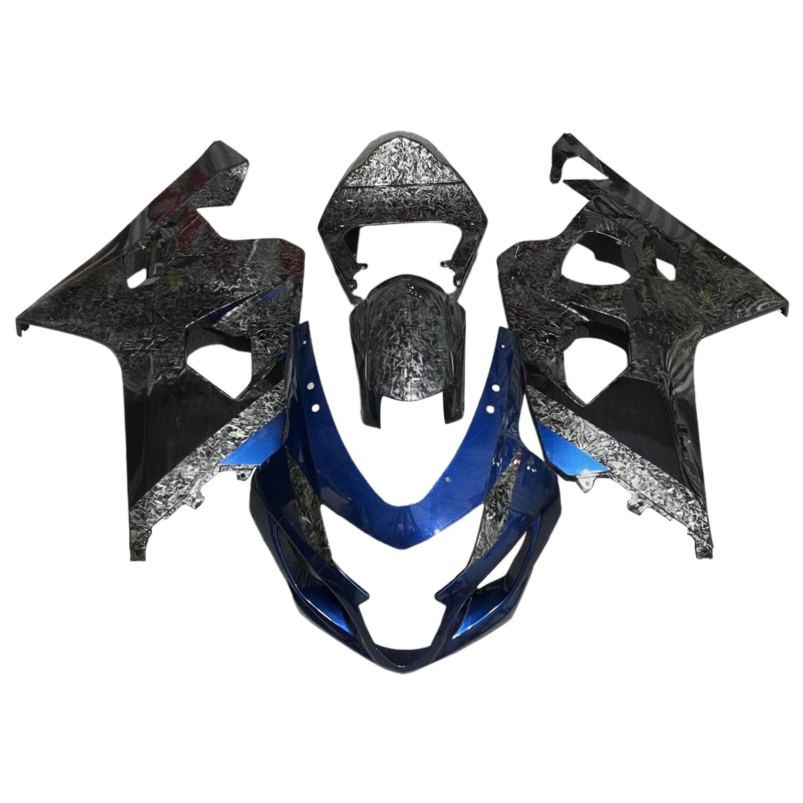 Kit de carénage injecté en plastique ABS pour Suzuki GSXR 600/750 2004-2005 K4