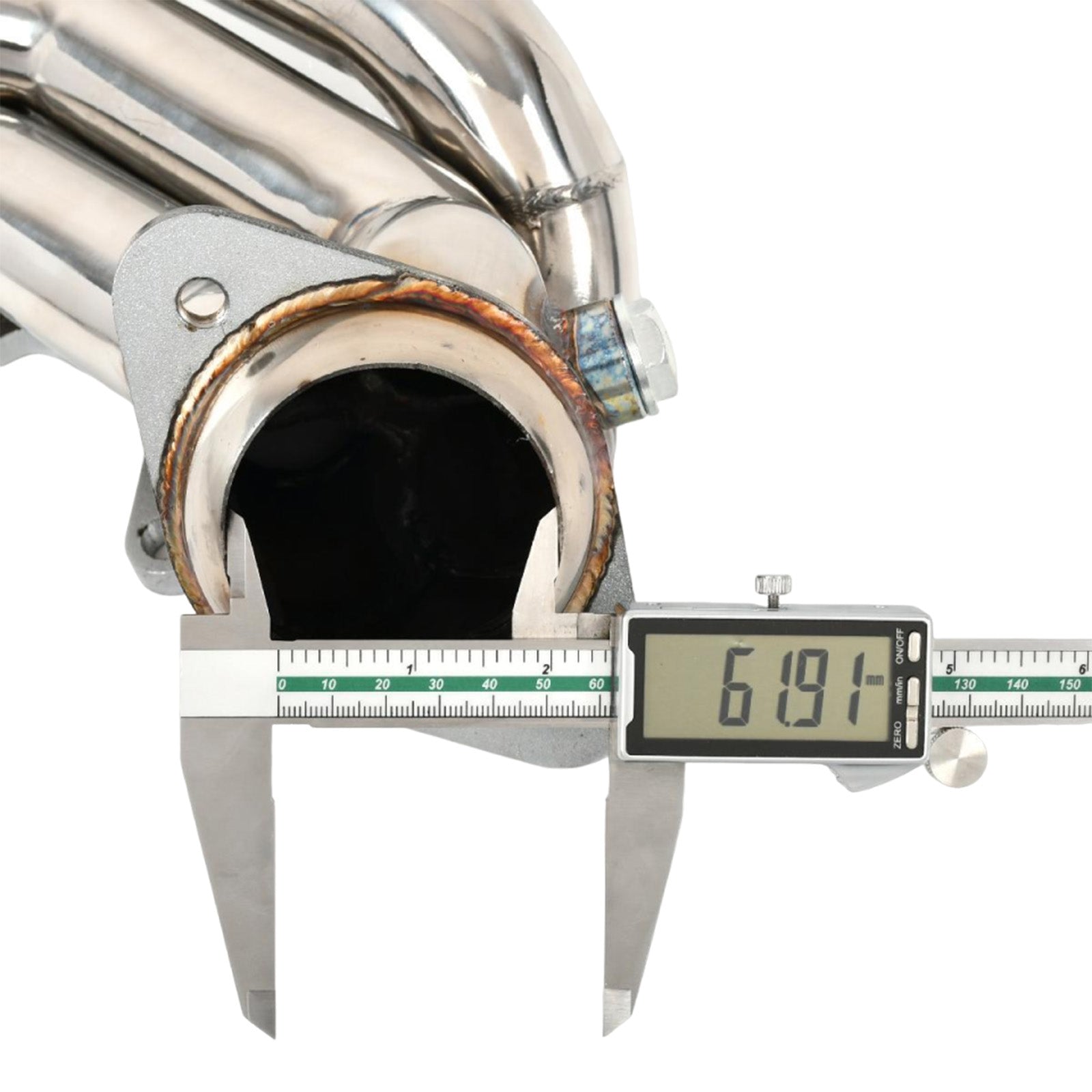 Collecteur d'échappement court en acier inoxydable pour Ford Mustang GT 4.6L V8 (2005-2010)