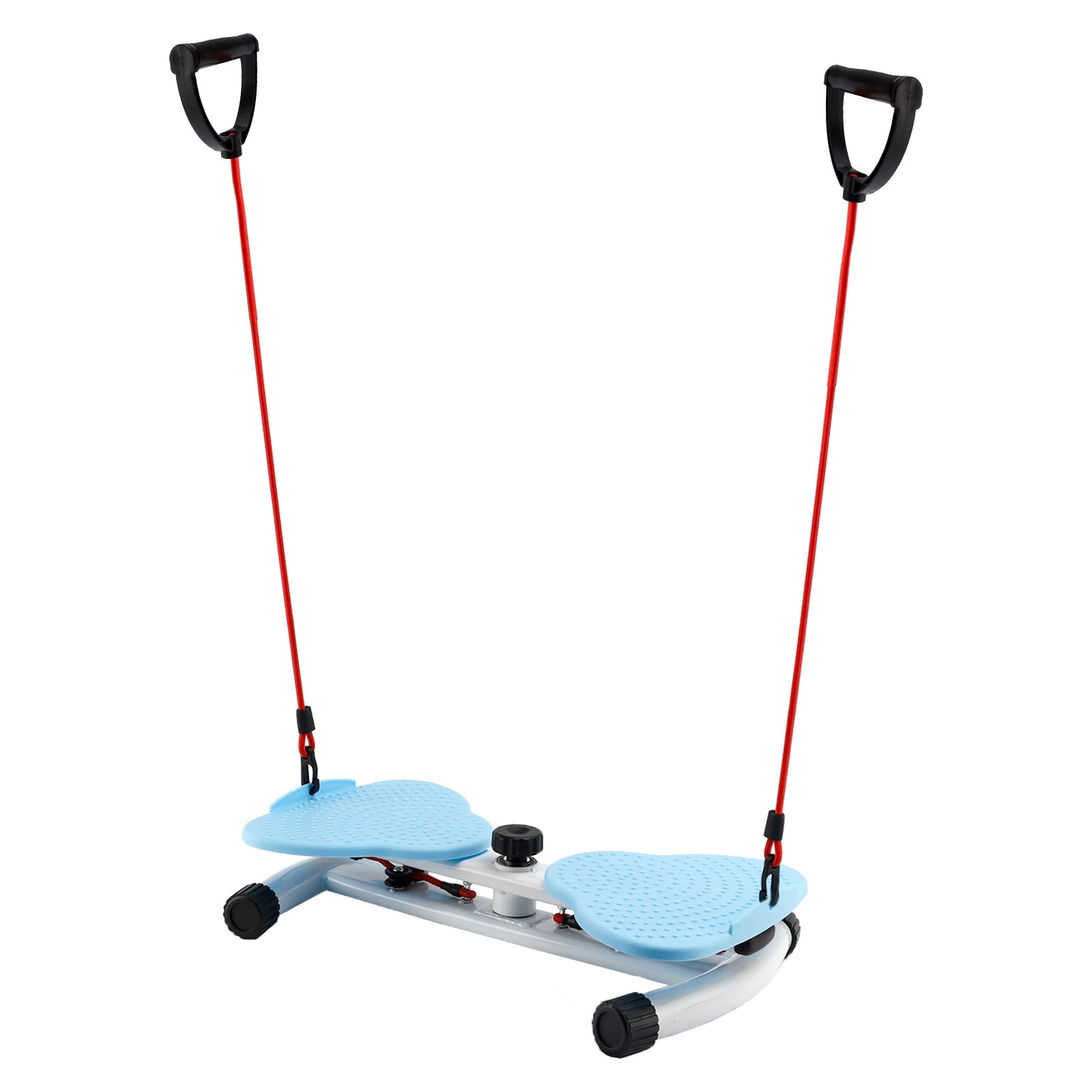 Máquina de torsión abdominal - Plataforma de fitness de 150 kg - Ultra silenciosa y antideslizante de 20 dB - Para un vientre plano (Azul)
