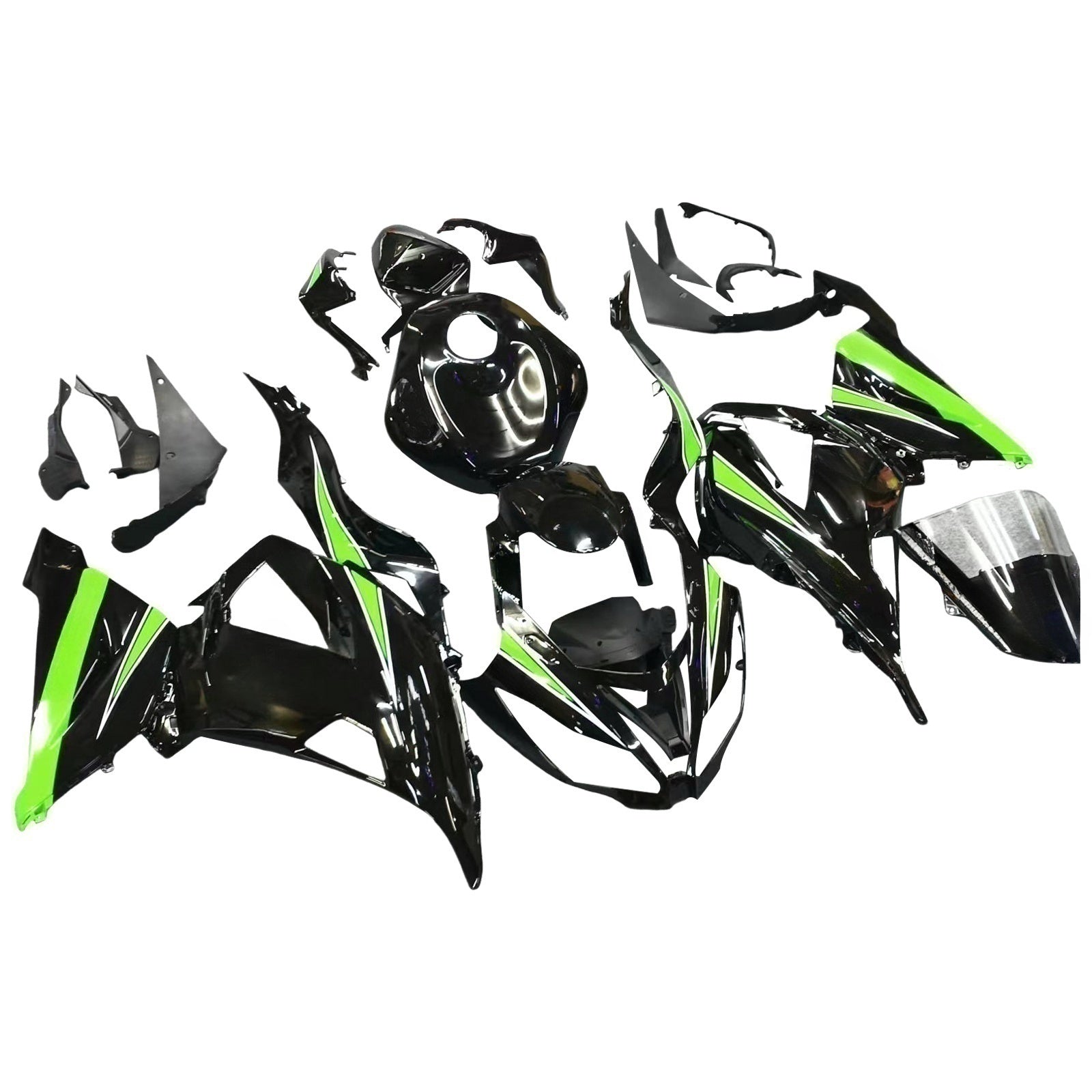 Kit de carénage injecté en plastique ABS pour Kawasaki ZX6R 636 2013-2018