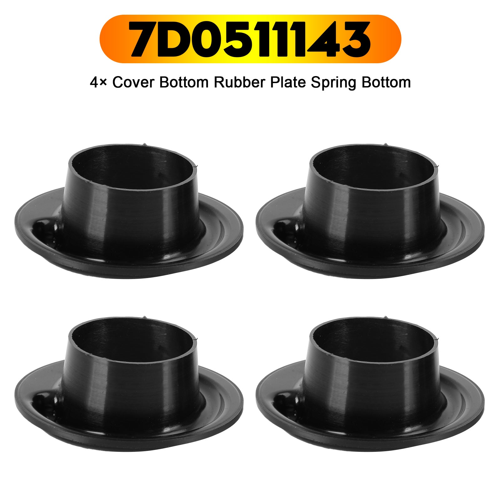 VW Bus T4 4× Onderdeksel Rubberen plaat Onderveer 7D0511143