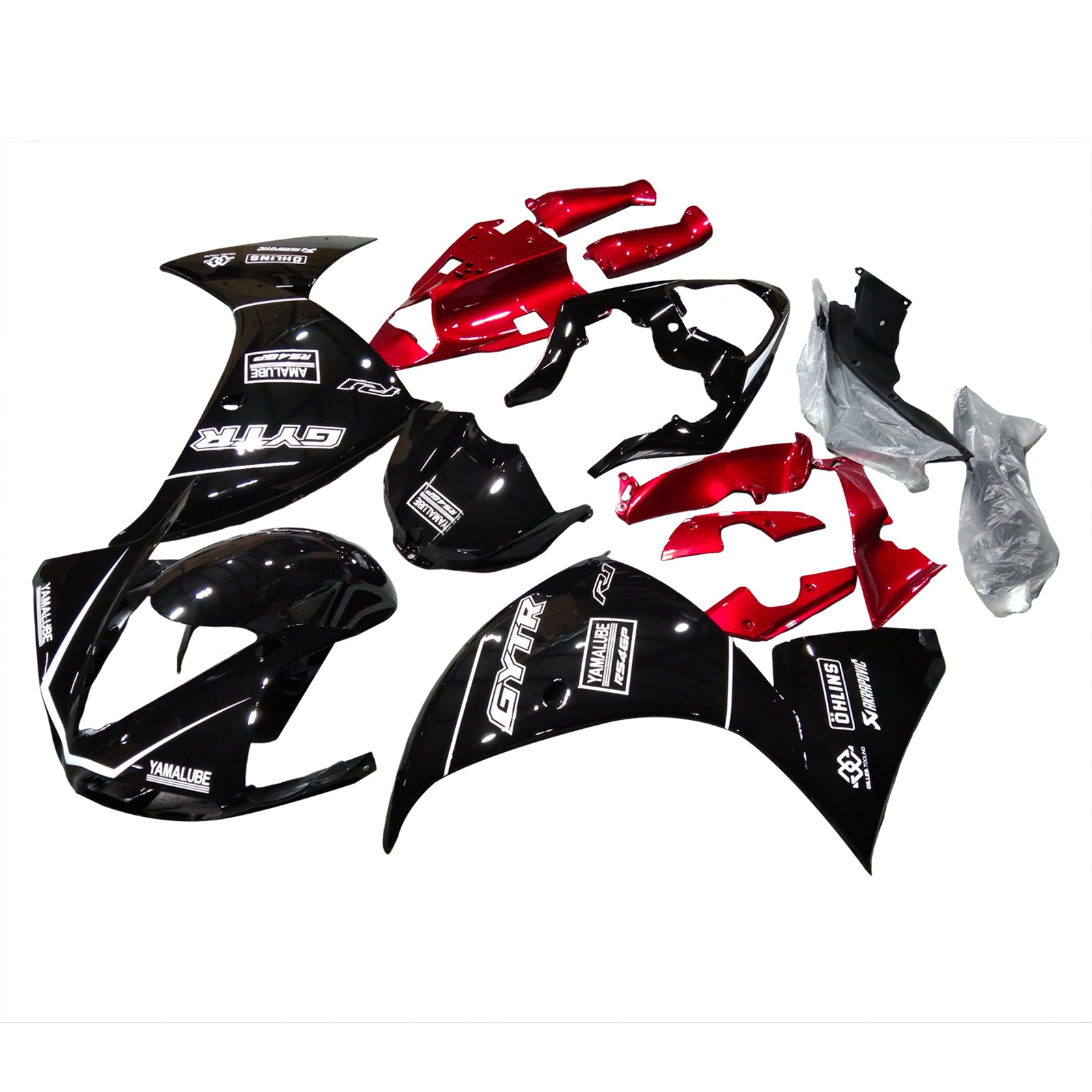 ABS Plastic Kairing Kit voor Yamaha YZF 1000 R1 2009-2011