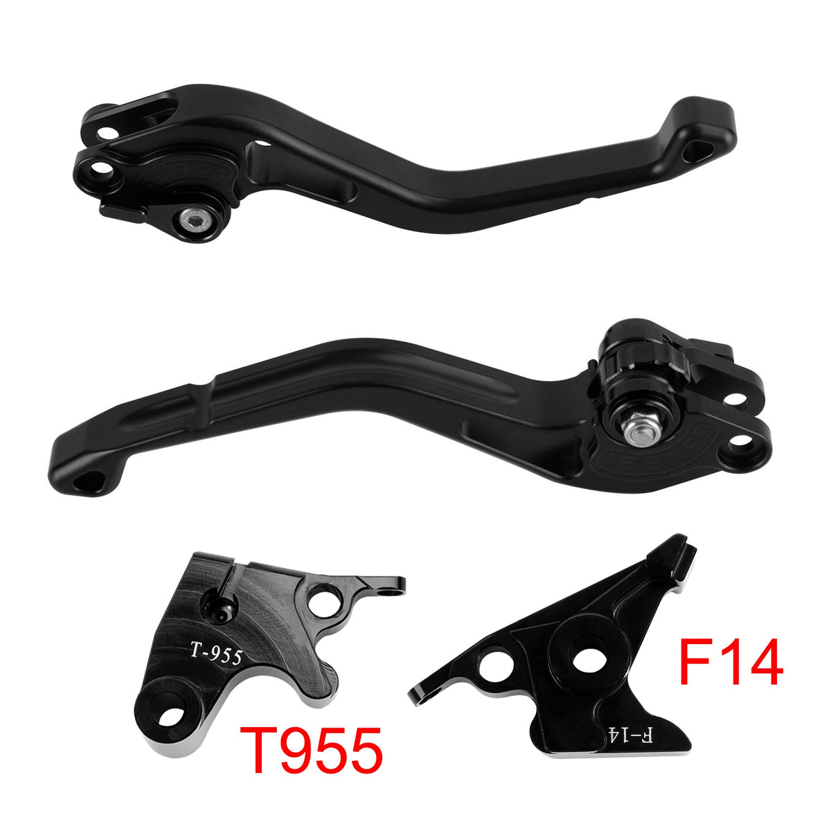 Nouveau levier de frein et d'embrayage court compatible avec DAYTONA 955i SRINT ST TT600 Noir