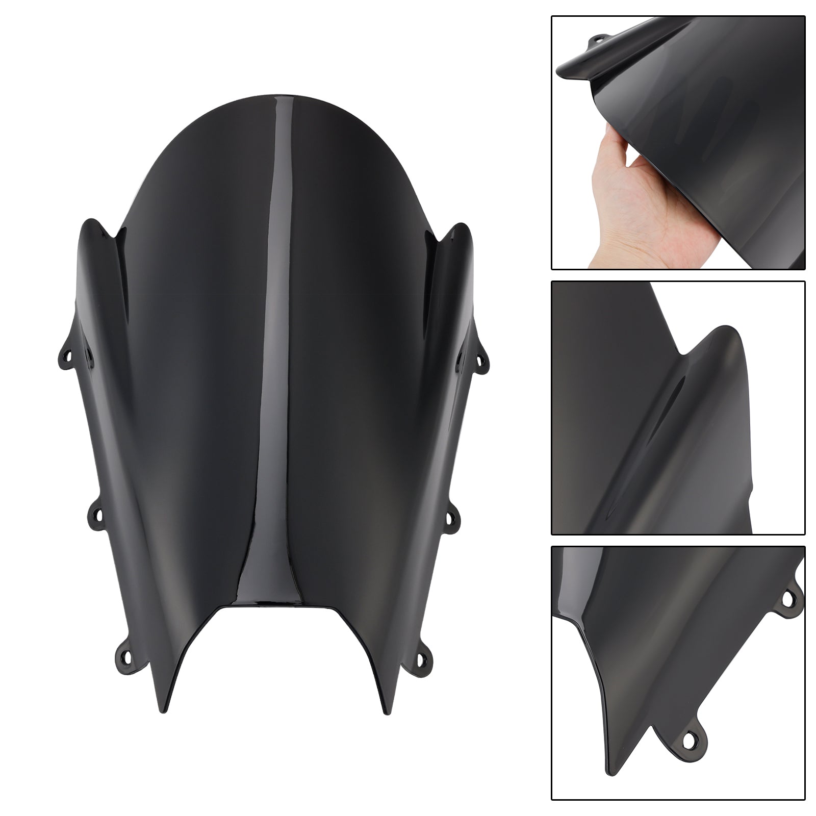 Windscherm compatibel met Suzuki GSX-8R 2024-2025 zwart