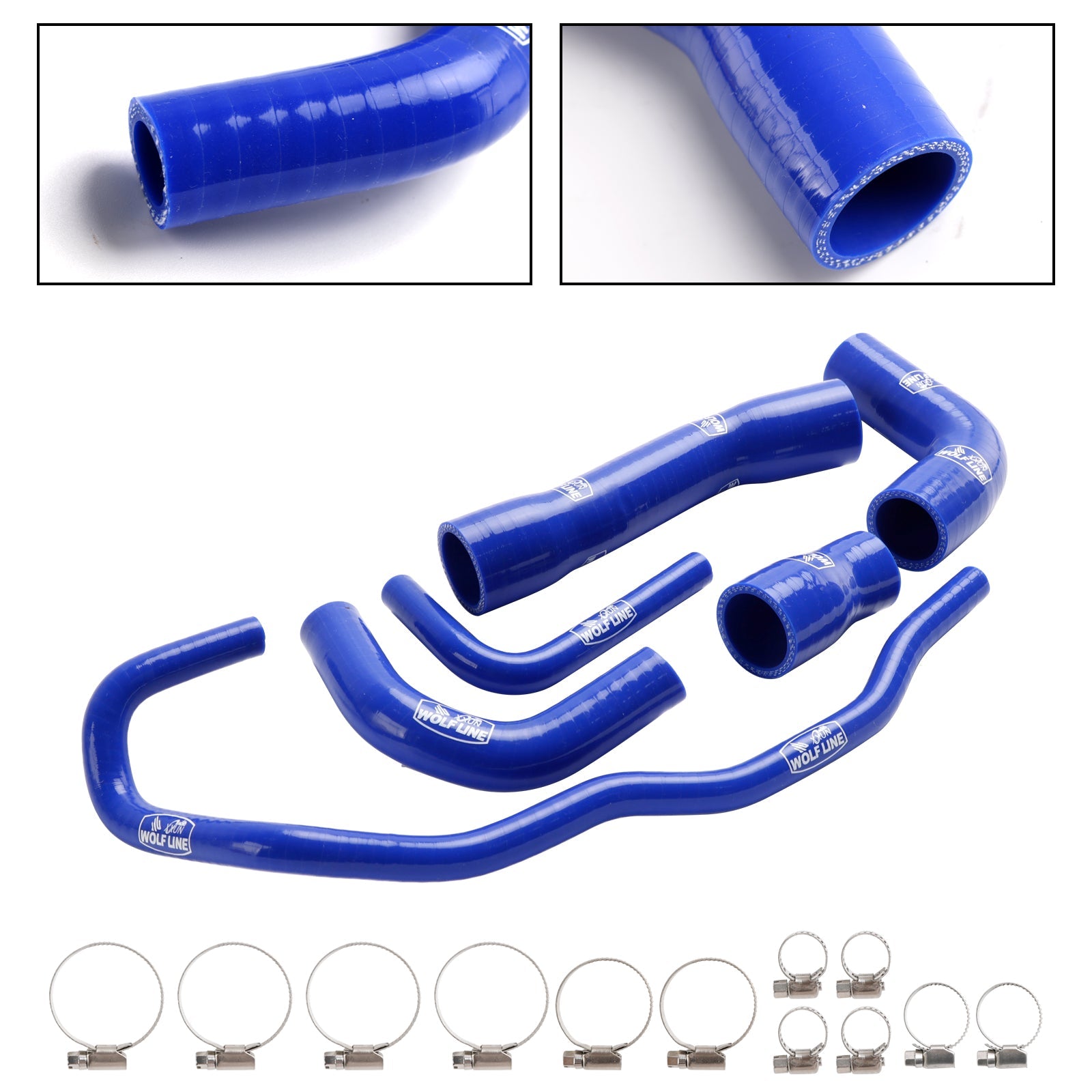 Kit de durites de refroidissement en silicone pour radiateur BMW S1000XR 2021-2024