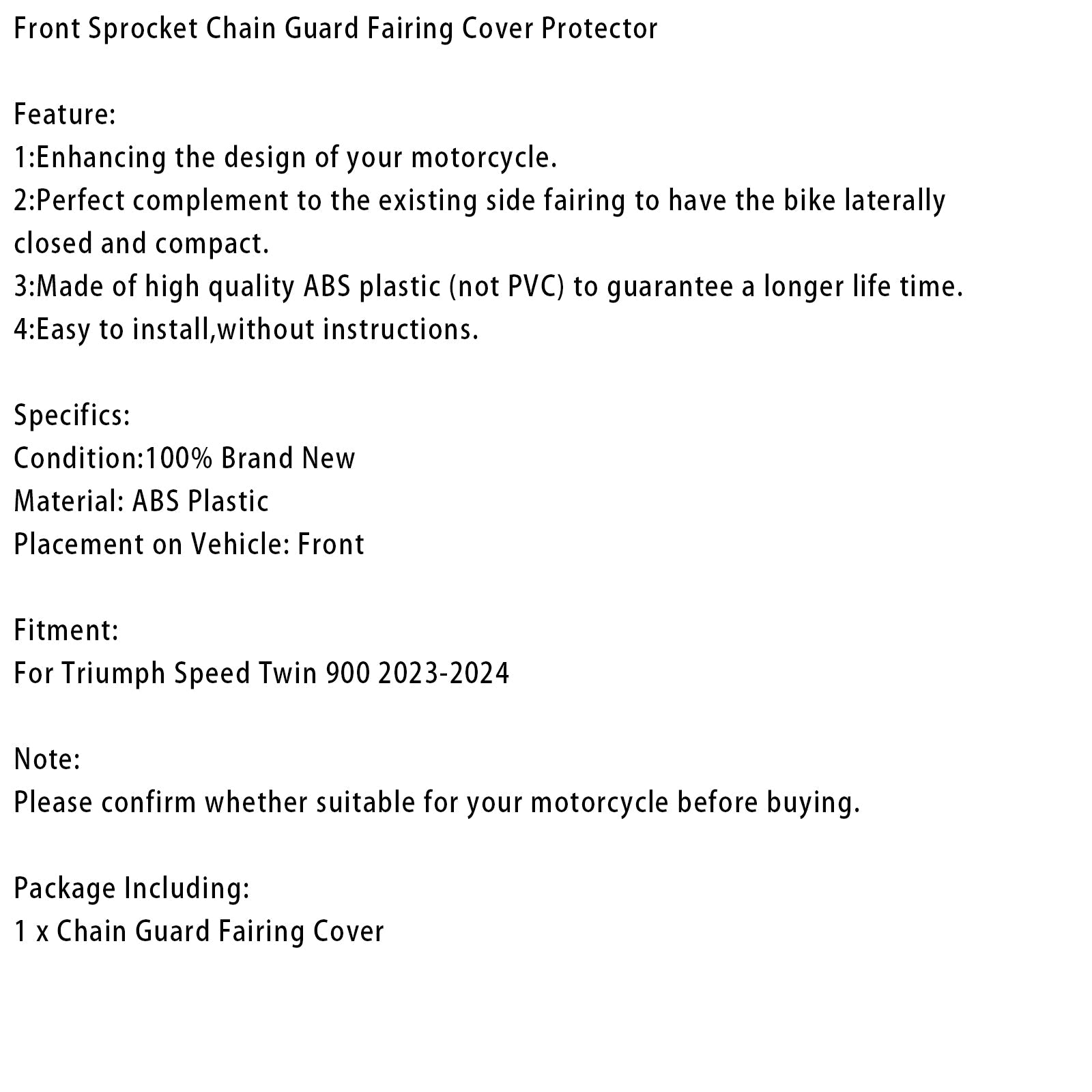 PIGNON CATTERE PILIZIONE PROTEZIONE PRIMA DI SPEED TWIN 900 2023-2024