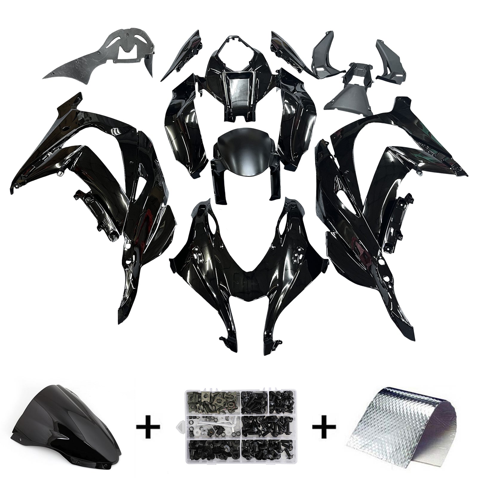 ABS Plastic Kairing Kit voor Kawasaki ZX10R 2016-2020