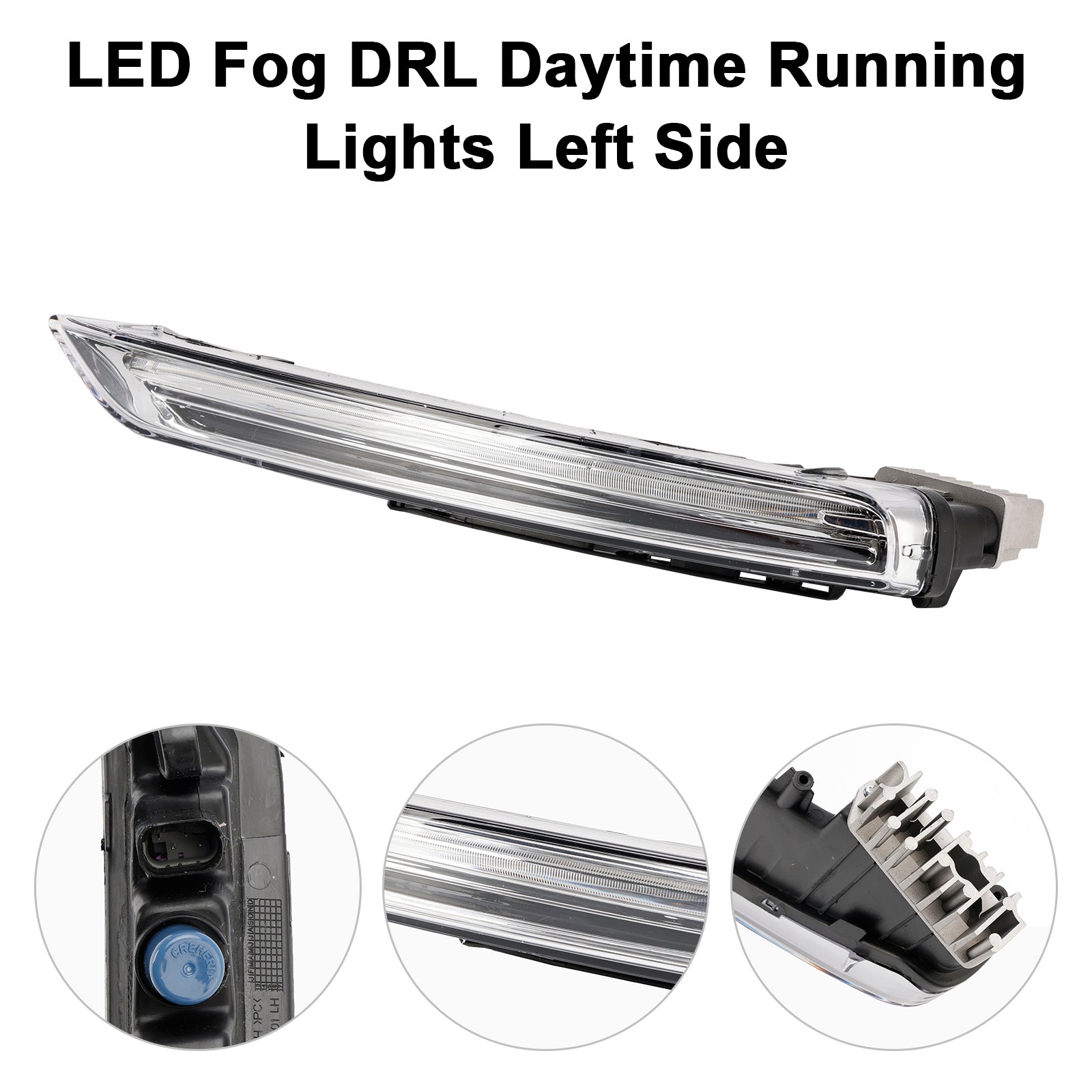 DRL LED-sumuvalot DRL-puolella vasemmalla Porsche Cayenne 958 2015-2017