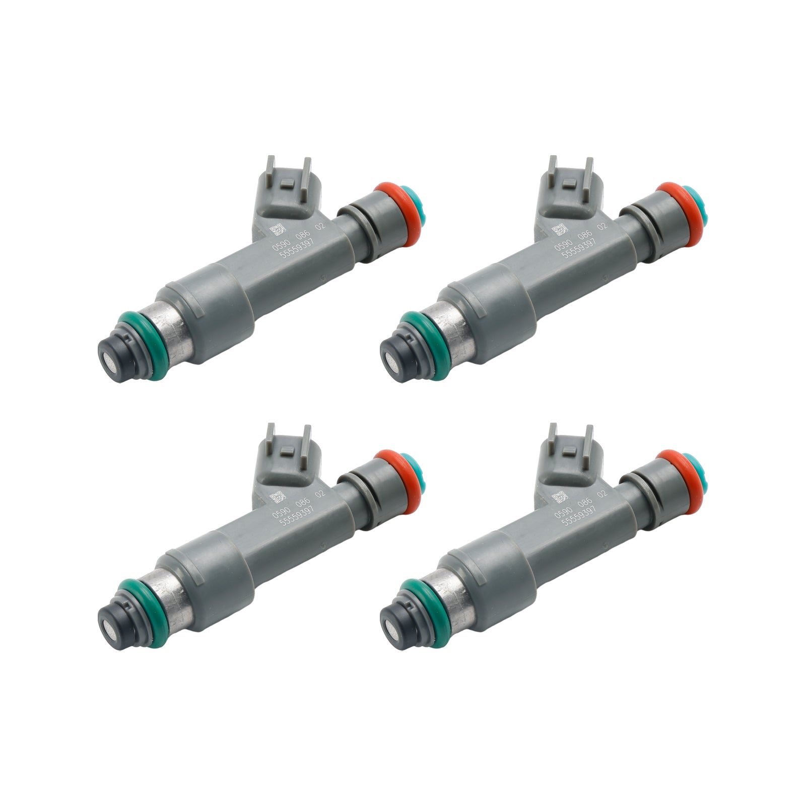 Iniettore di carburante a 4 pezzi 55559397 per Saab 9-3 2.0L Turbo 2007-2011 8653608