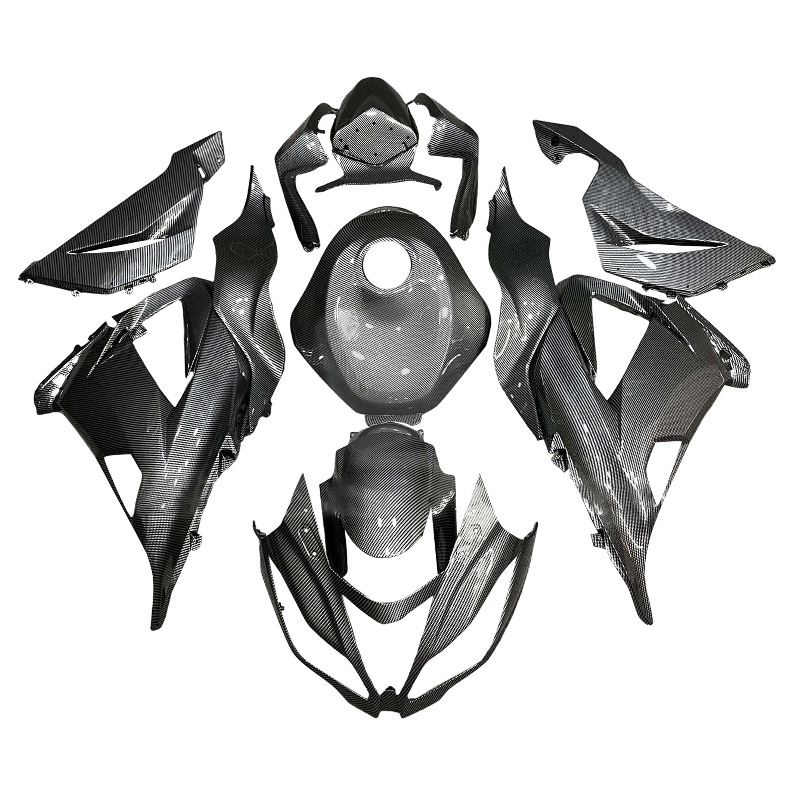 Kit de carénage par injection, carrosserie en plastique ABS pour Kawasaki ZX6R 636 2013-2018