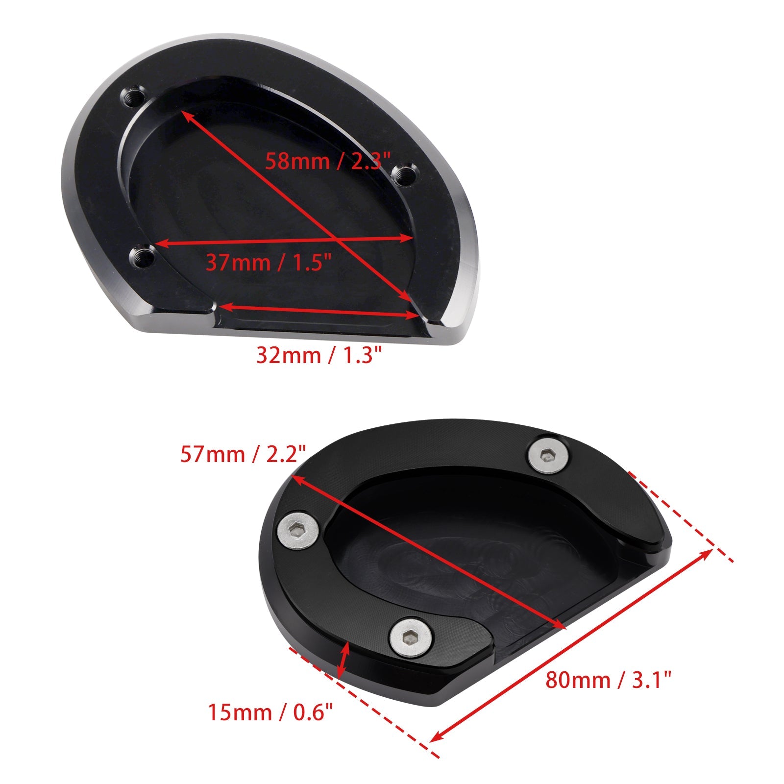 Bord van&Standaardvergroter voor Bonneville Bobber T100 T120 2018-2020