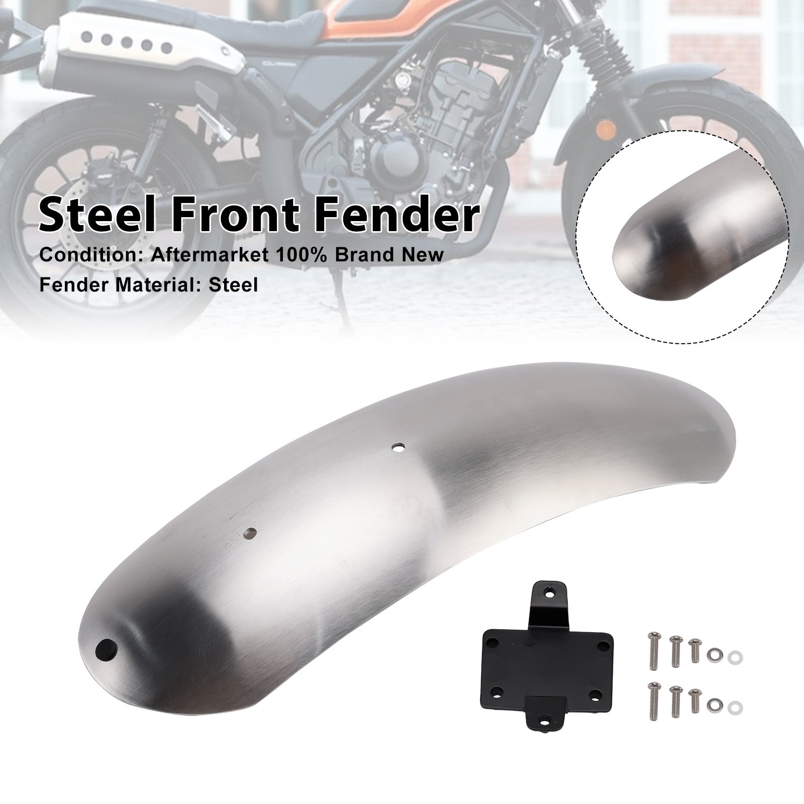 Garde-boue avant en acier pour HONDA CL250 CL300 CL500 SCL500 2023-2025