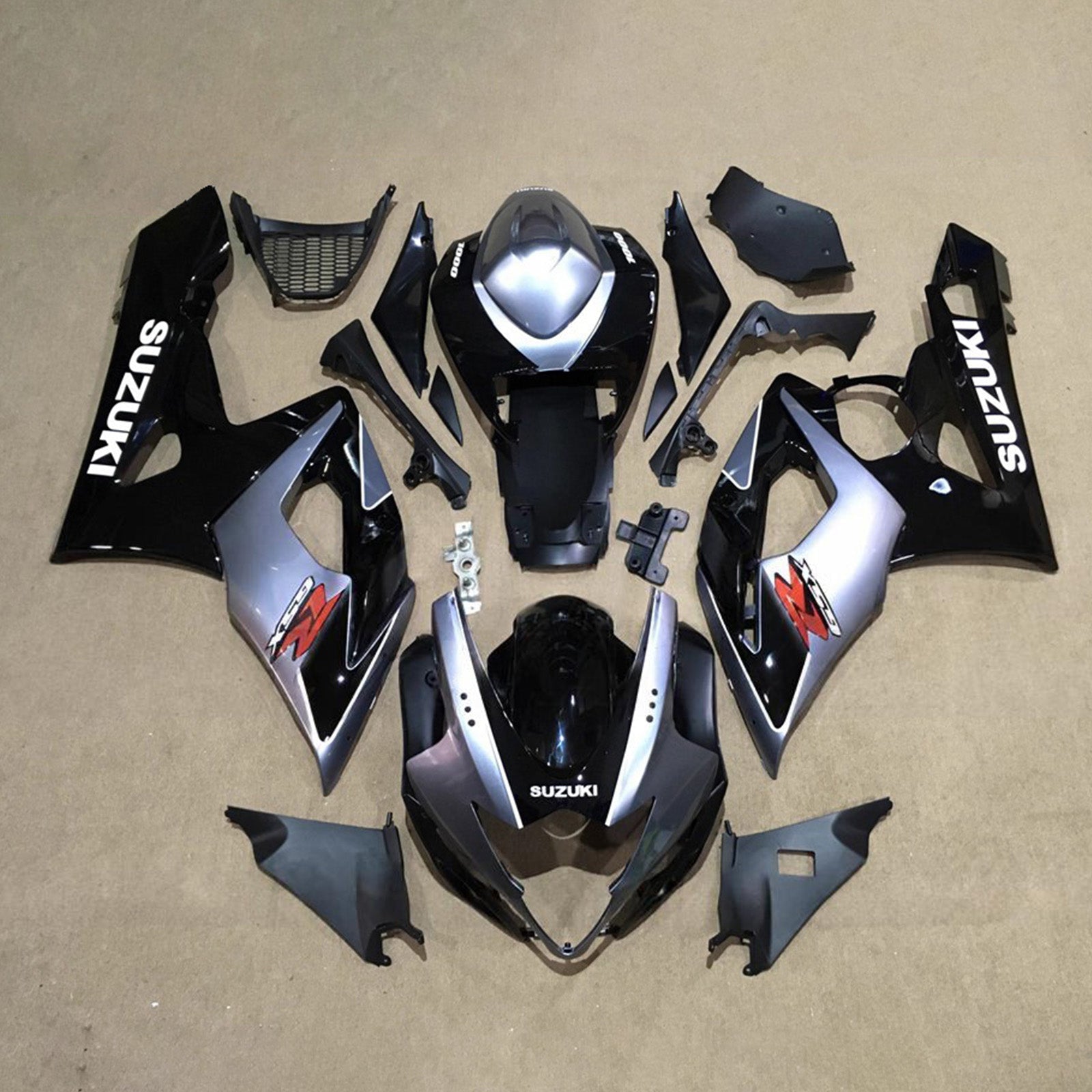 Kit de carénage injecté en plastique ABS pour Suzuki GSXR1000 2005-2006 K5