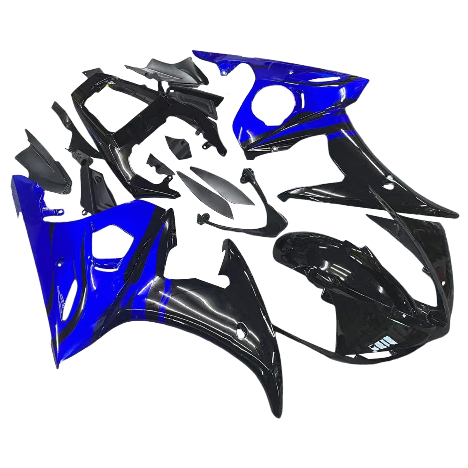 Kit de carénage moulé par injection pour Yamaha YZF R6 2003-2004 et R6S 2006-2009 (2#)