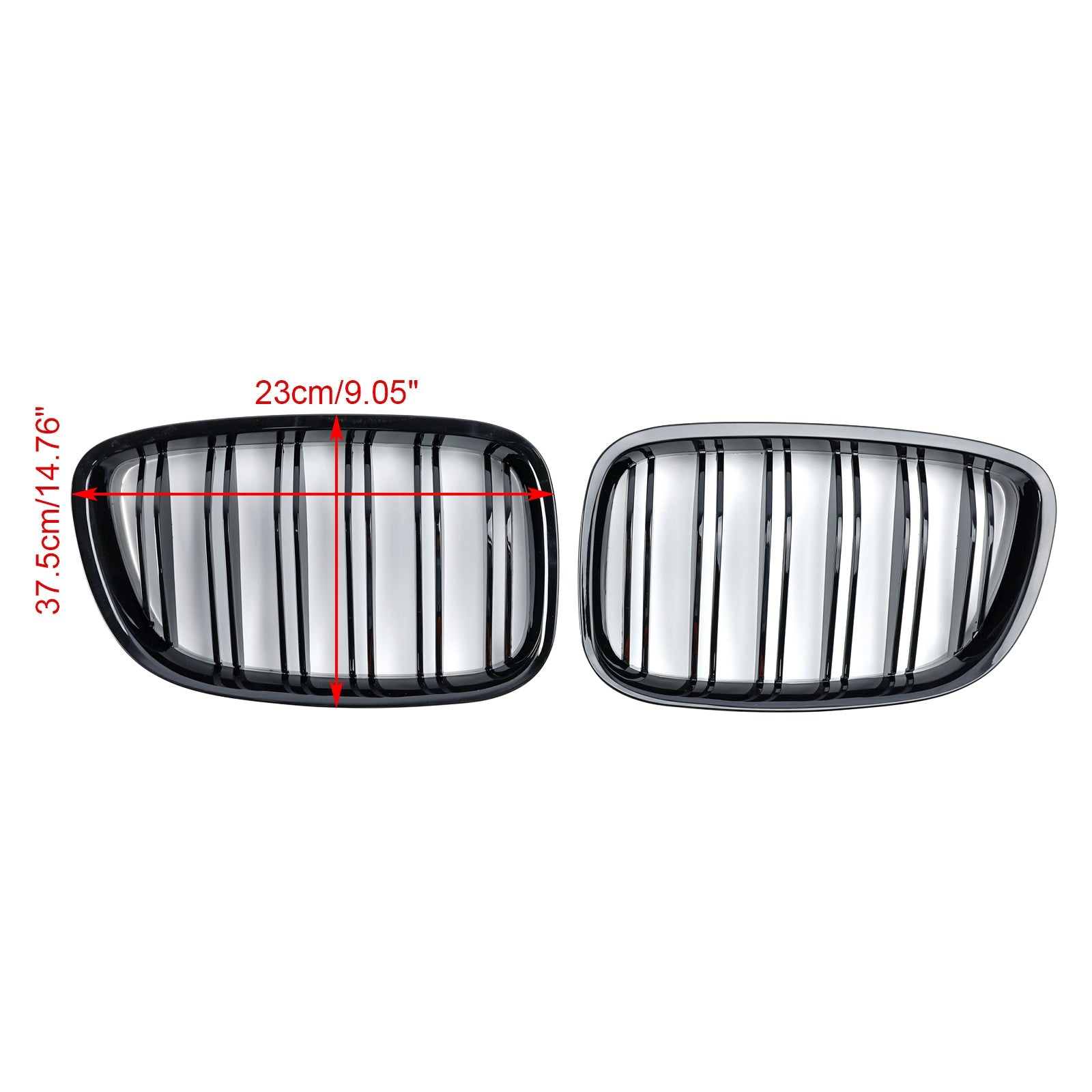 2009-2017 BMW Série 5 GT F07 Grille de calandre avant noir brillant 51137200169 51137200170