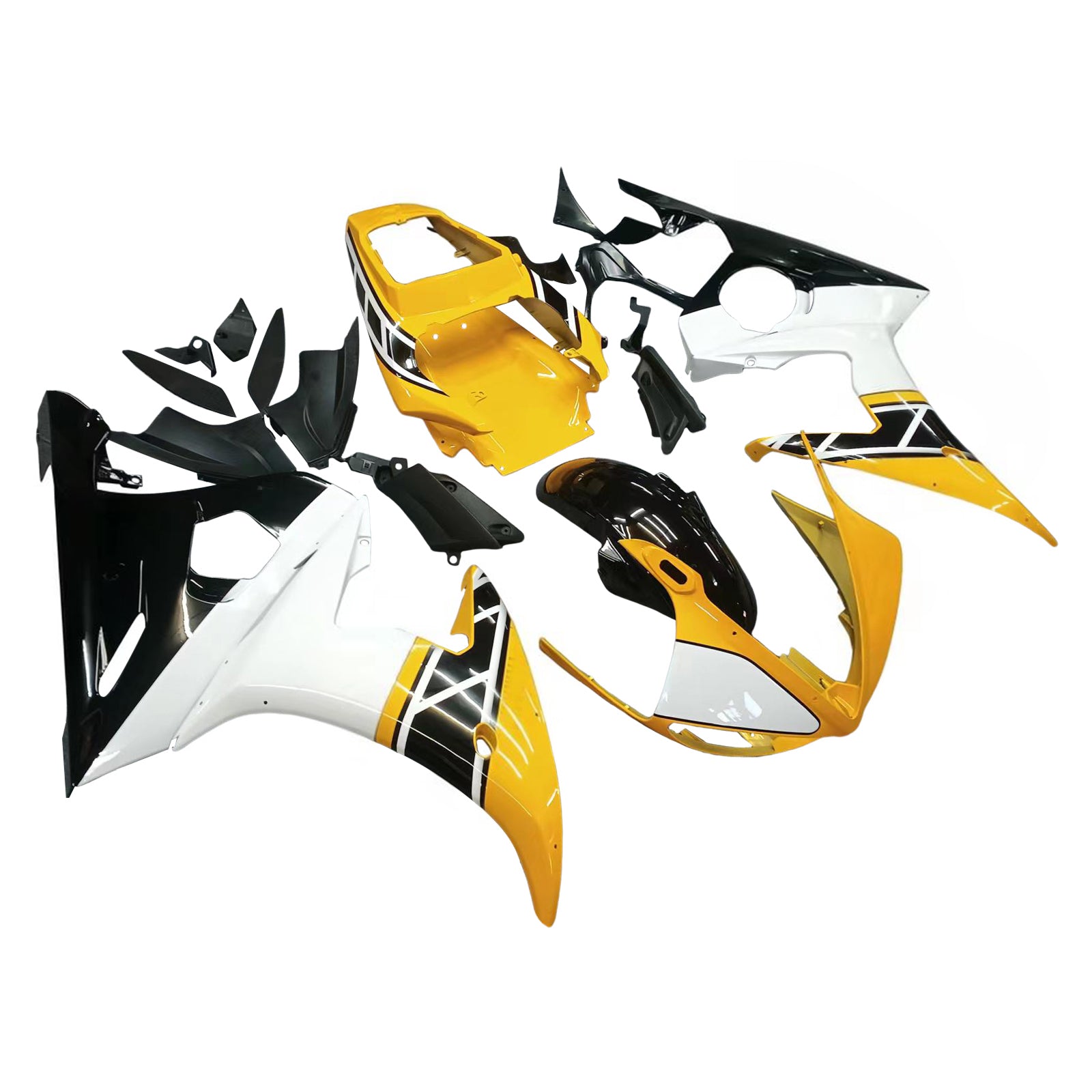 Kit de carénage par injection, carrosserie en plastique ABS, compatible avec Yamaha YZF 600 R6 2005
