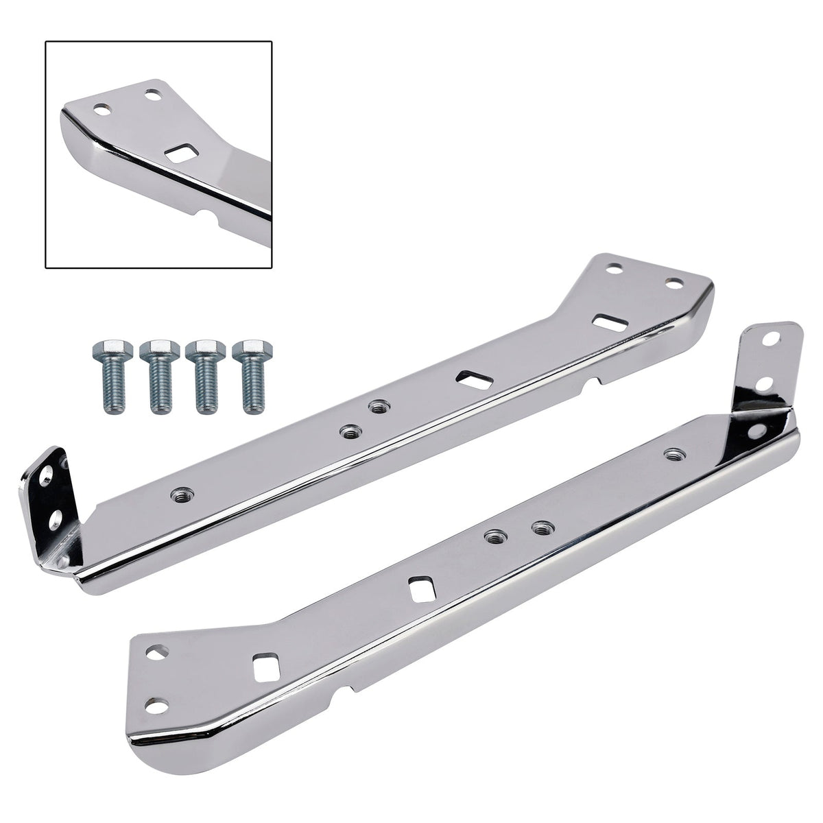 Paire de supports de rails de sacoches 90718-79C pour Touring Road Glide Flt 85-08