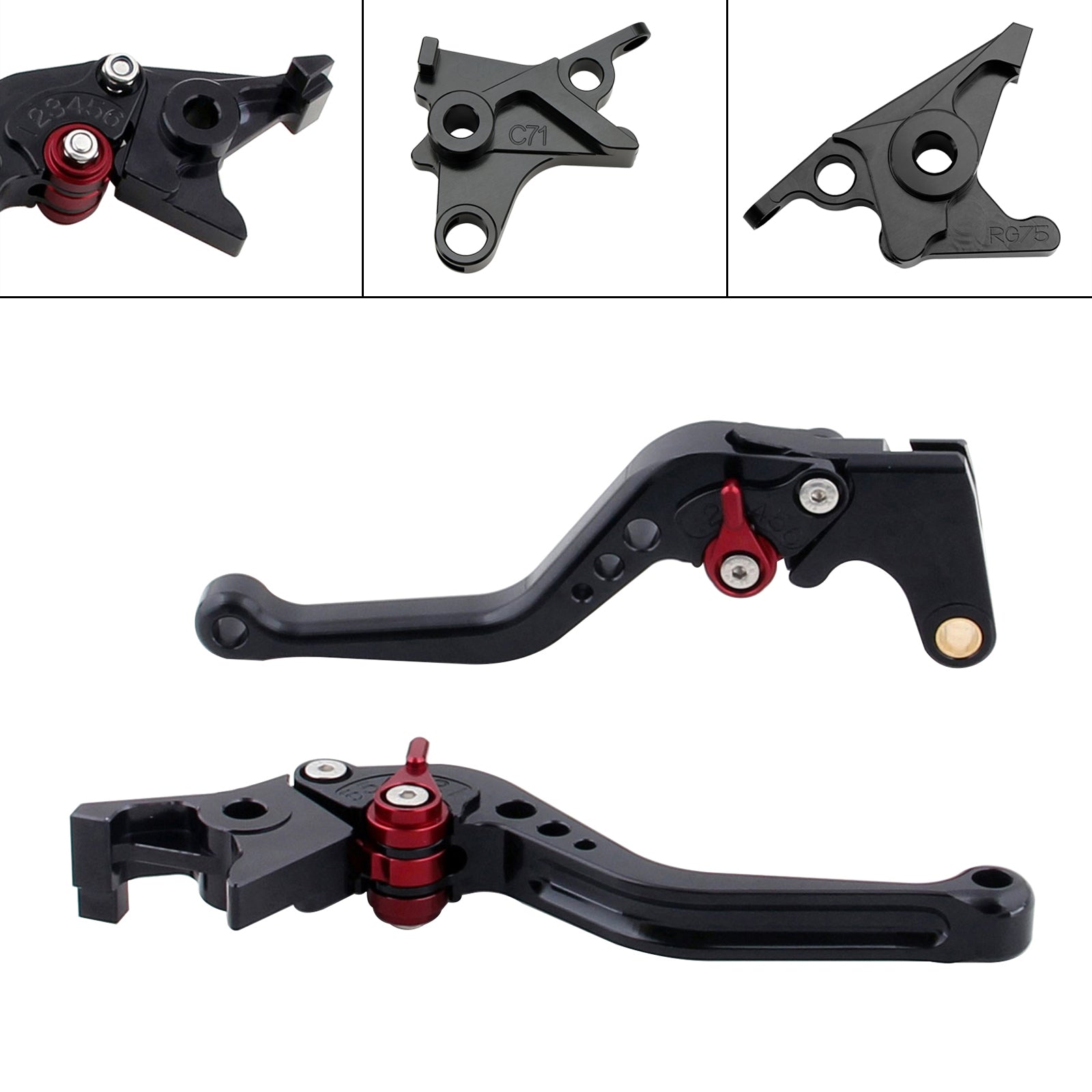 Levier de frein et d'embrayage court pour BMW R NINE T / PURE / RACER 2017-2023