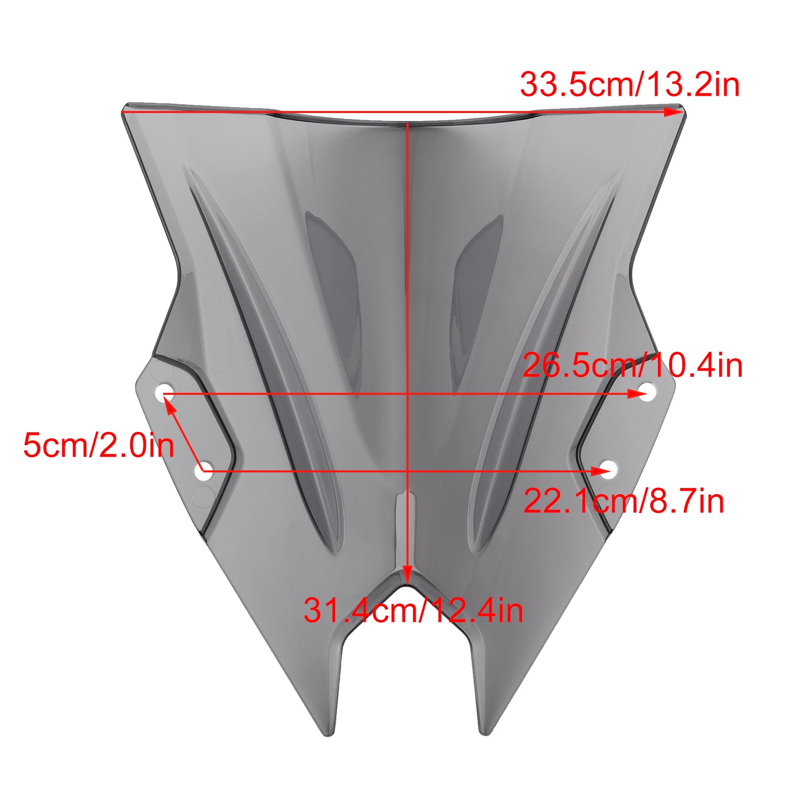 Szybka przednia dla Kawasaki Ninja 500 EX500R 2024-2025