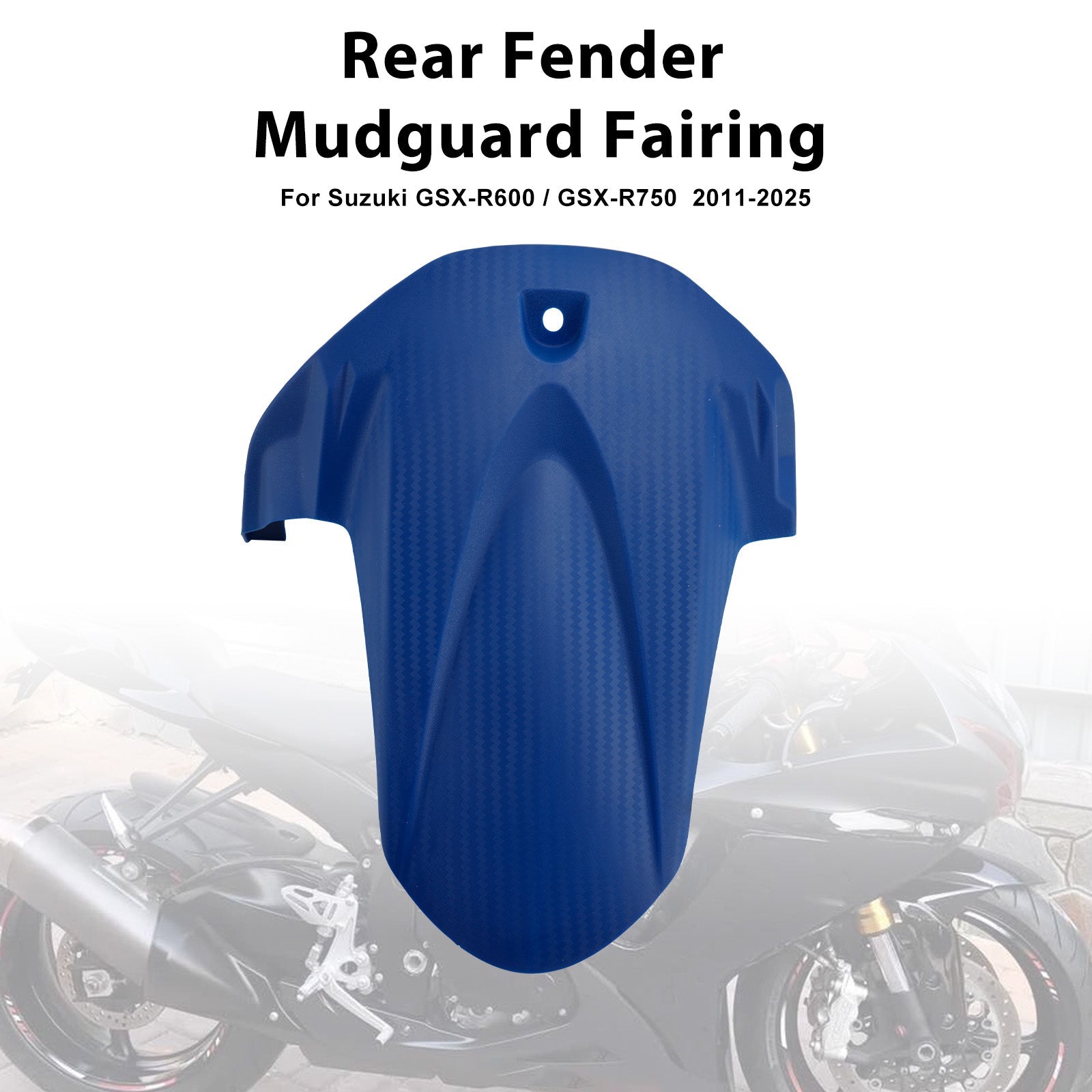 Garde-boue arrière pour Suzuki GSX-R600 2011-2025