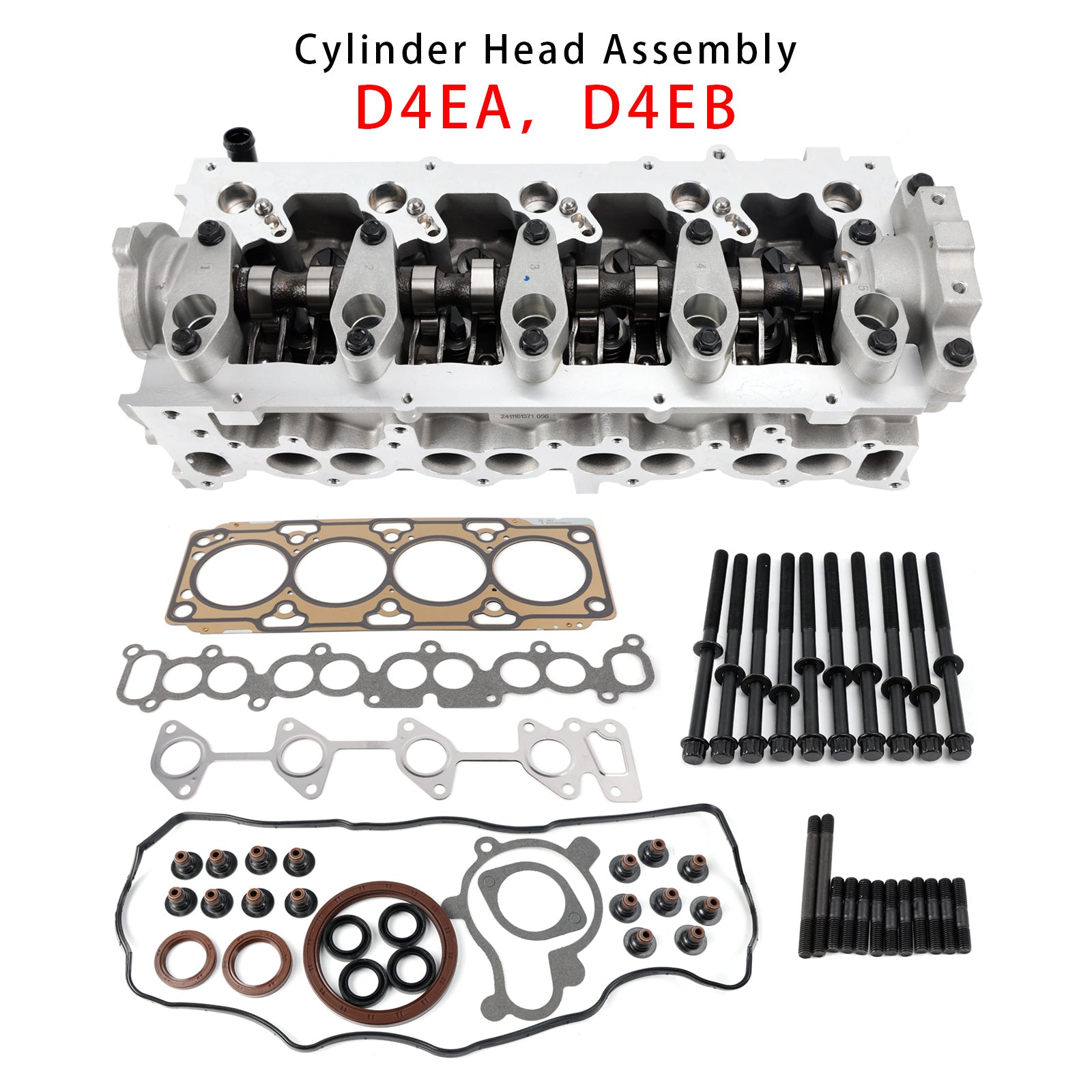 Testata con kit guarnizioni D4EA per Hyundai Santa Fe II 2.2 CRDi, Sonata V 2.0 CRDi, Trajet 2.0 CRDi 2210027800