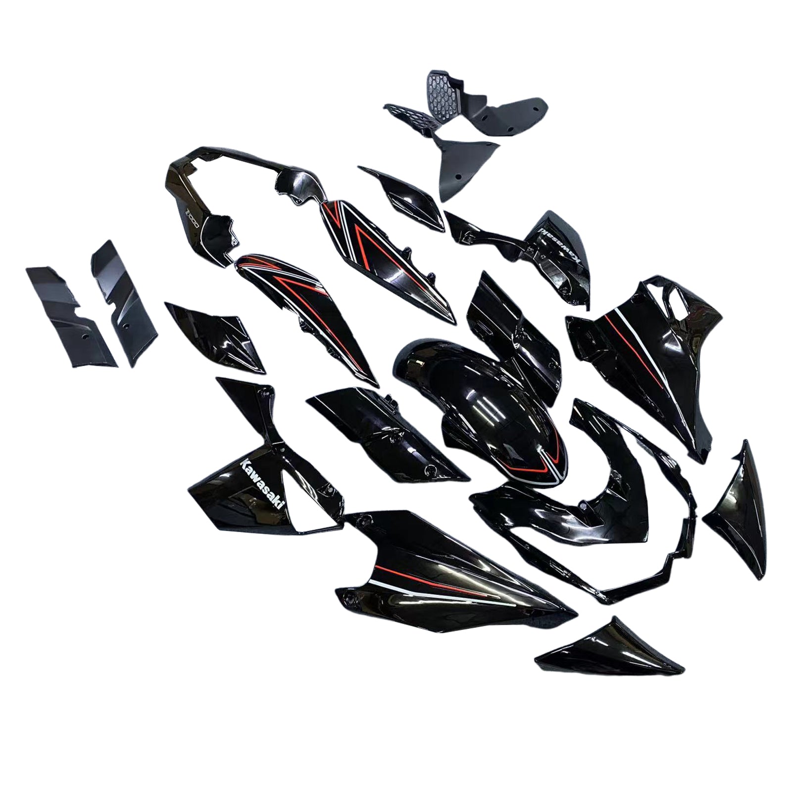 Kit di carenatura in plastica ABS per Kawasaki Z1000 2010-2013