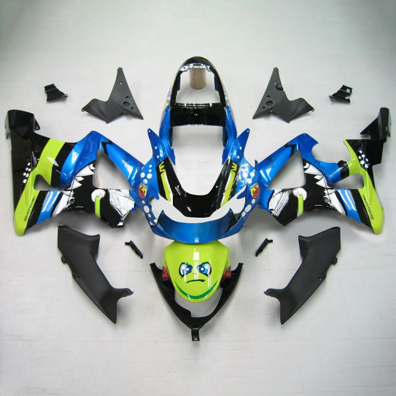 2000-2001 Honda CBR929RR Kit de carénage d'injection Bodywork Abs en plastique