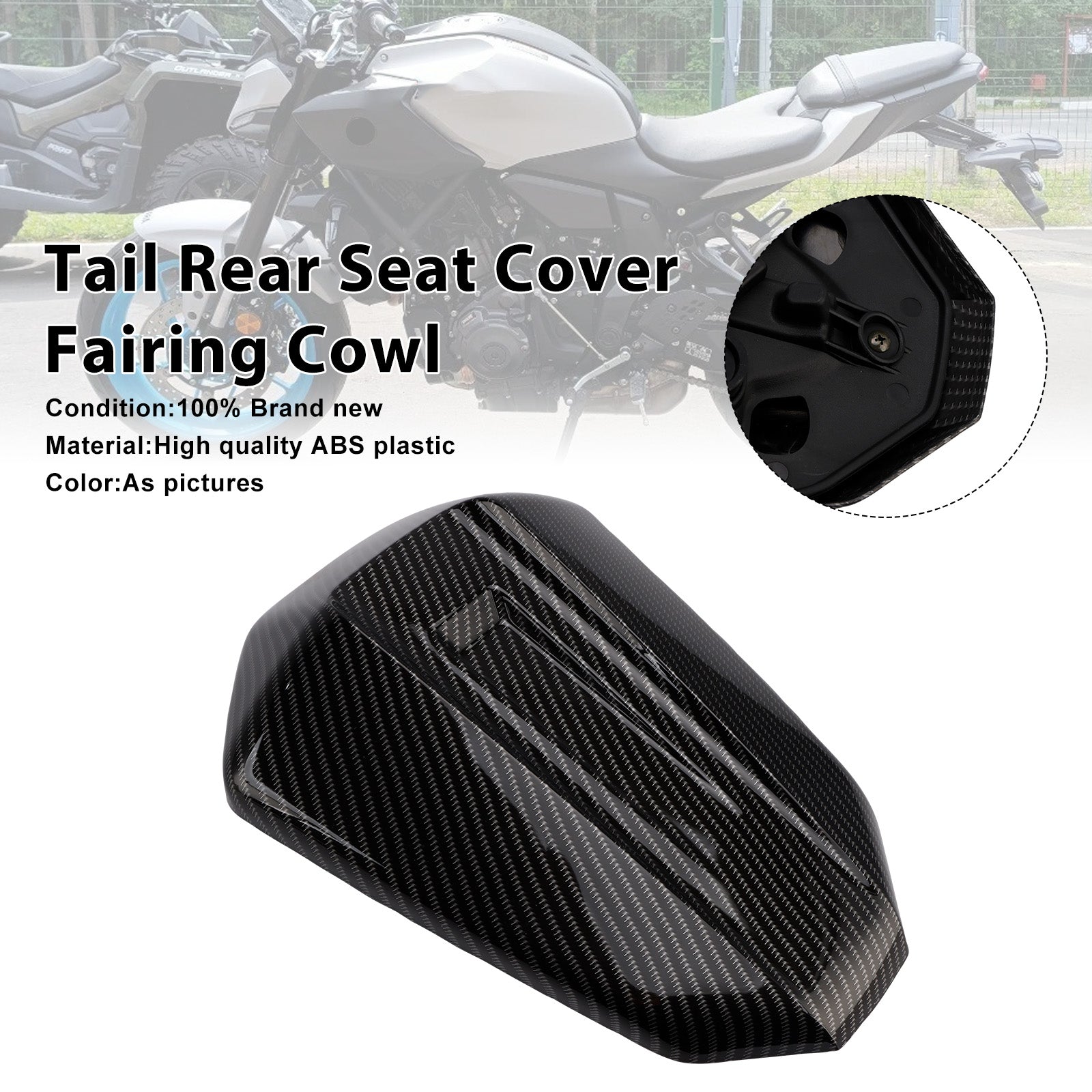 Carenatura posteriore e codino posteriore per Yamaha MT-07 MT07 (2025-2026)