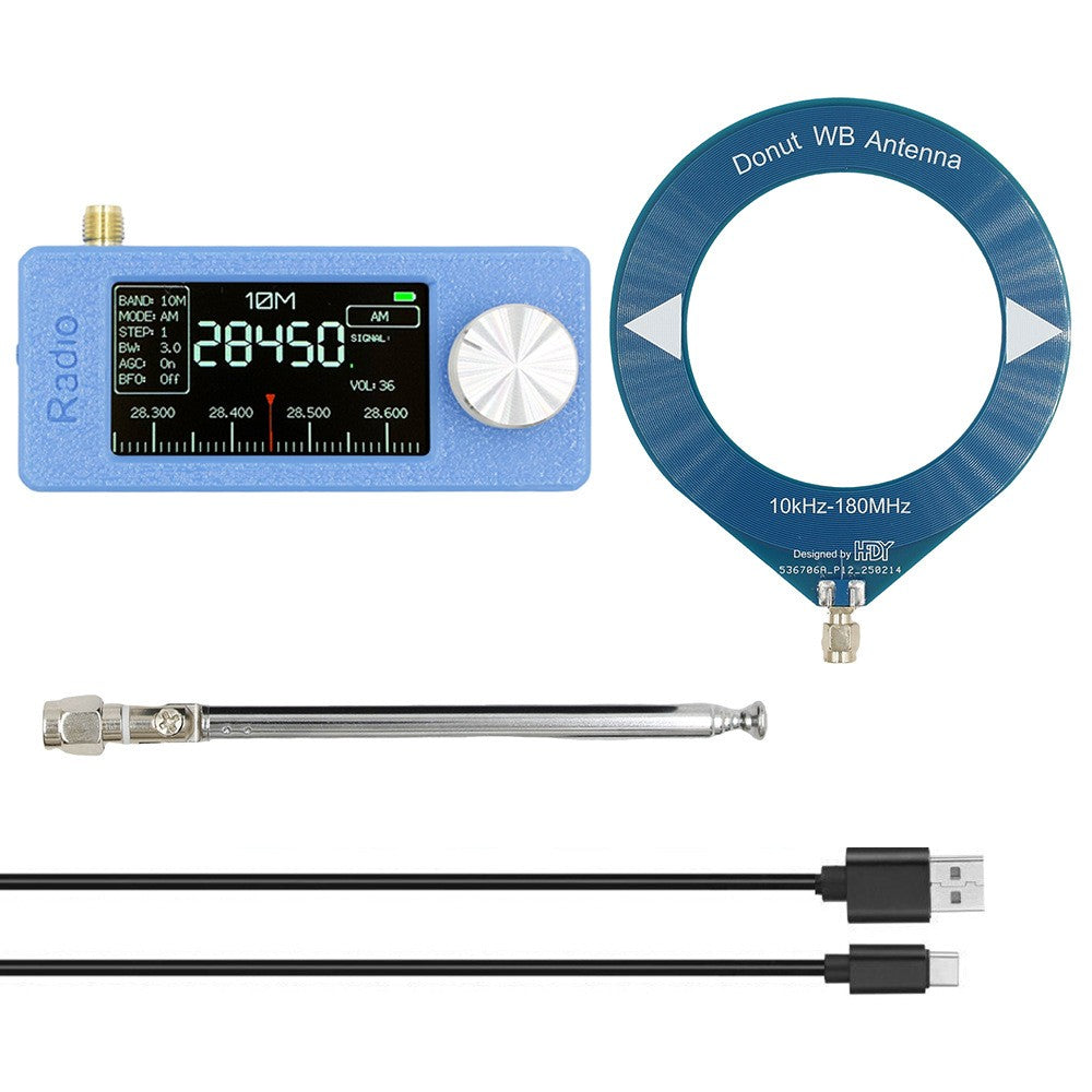 Przenośne radio SI4732 0,5-108 MHz LSB AM FM Mini Radio Pocket Radio Wszystkie paski