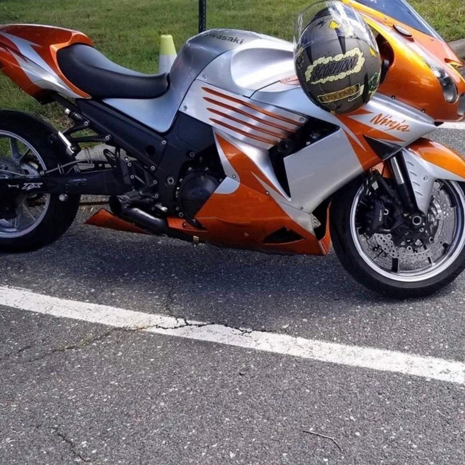 Kit di carenatura a iniezione, corpo in plastica ABS per Kawasaki ZX14R 2006-2011