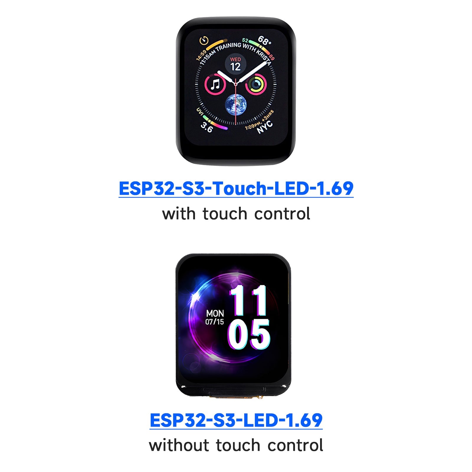 ESP32-S3 ontwikkelingskaart met 1,69 inch 240 MHz wifi Bluetooth 240 inch processor