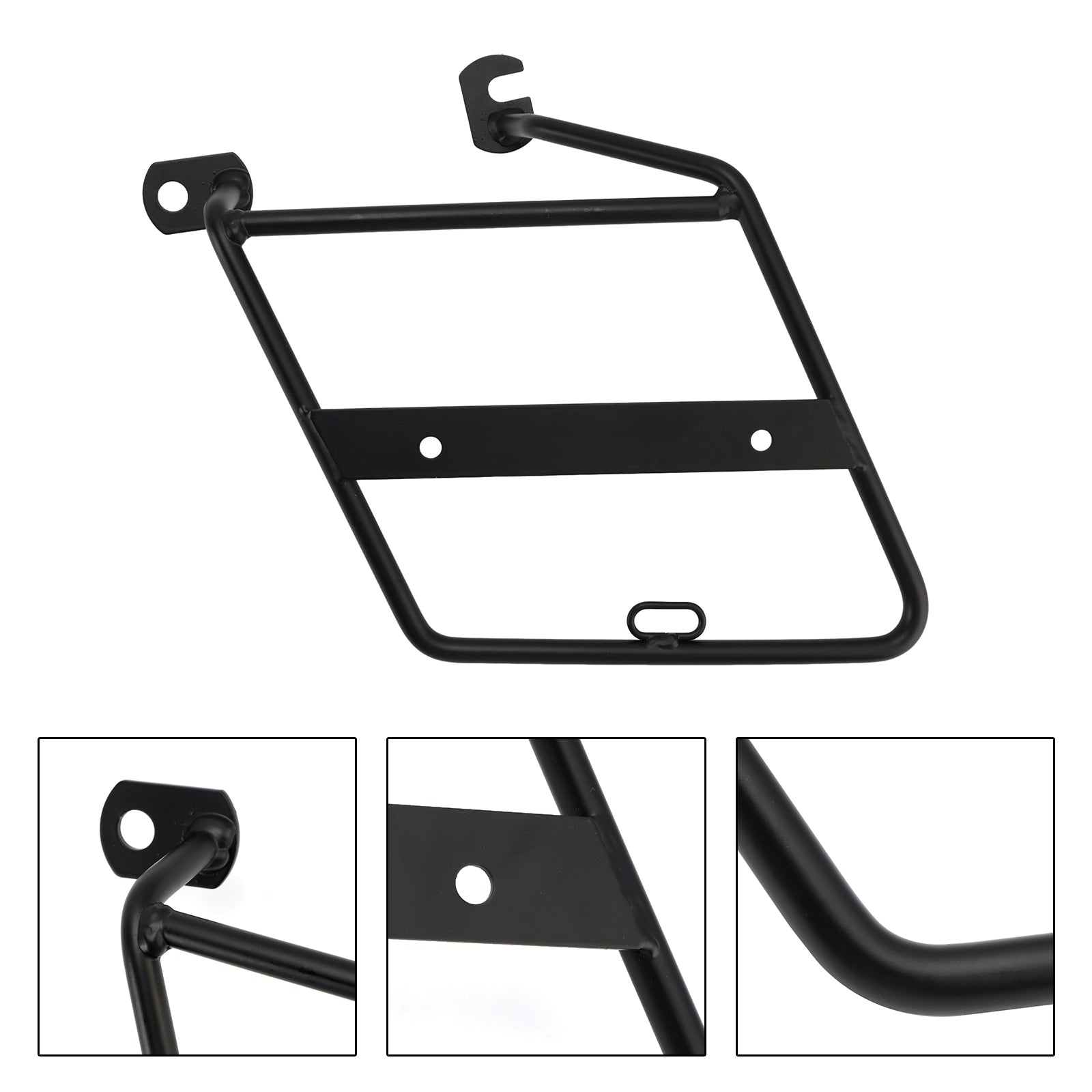 Soporte de alforjas laterales para portaequipajes Kawasaki W800 2011-2025, 24 pulgadas, lado derecho