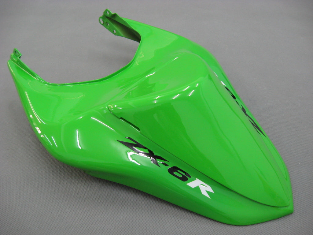 2007-2008 Kawasaki ZX6R 636 Kit de carenado de inyección de carrocería ABS de plástico ajustado