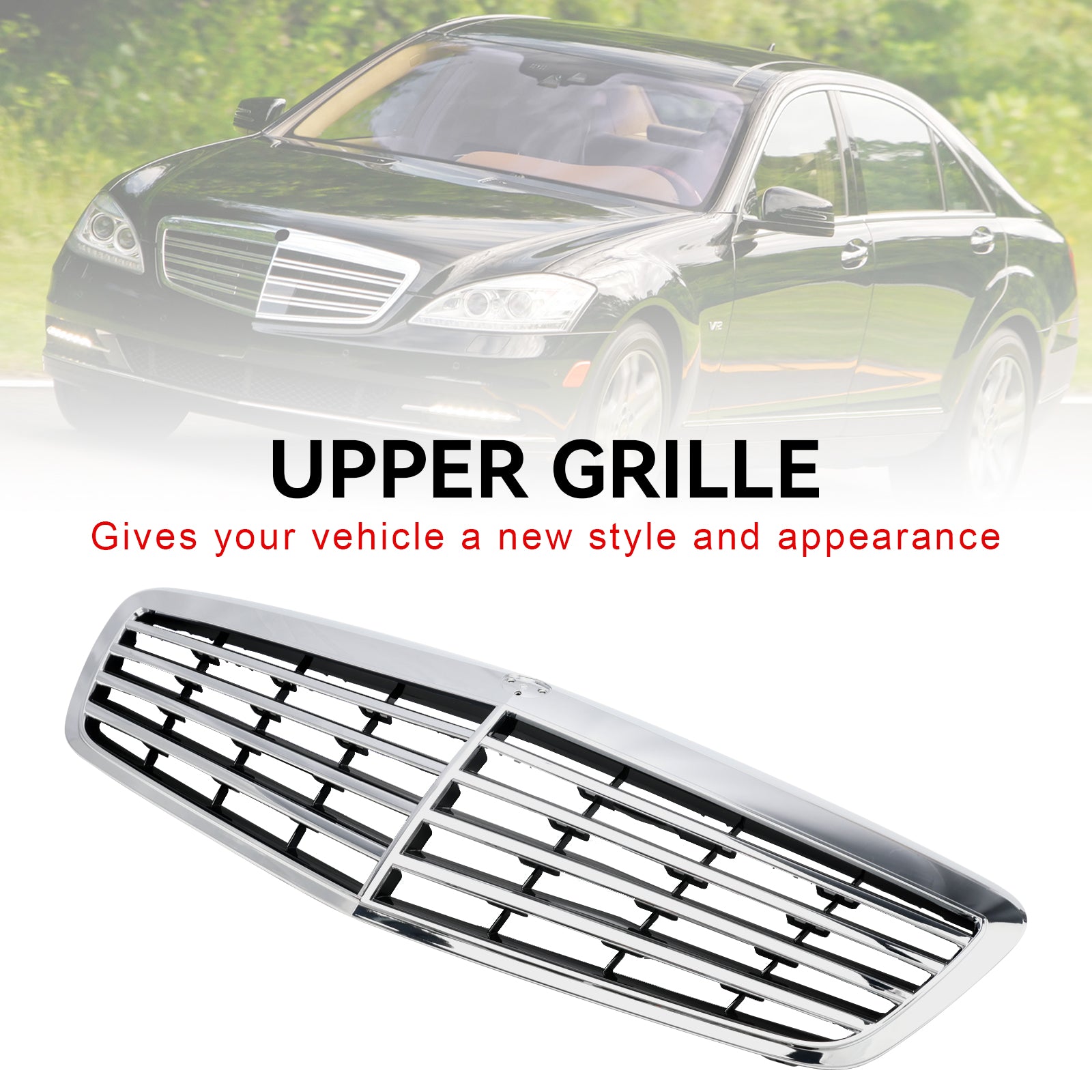 Griglia anteriore Mercedes Benz Classe S W221 S550 S600 S63 S65 2010-2013