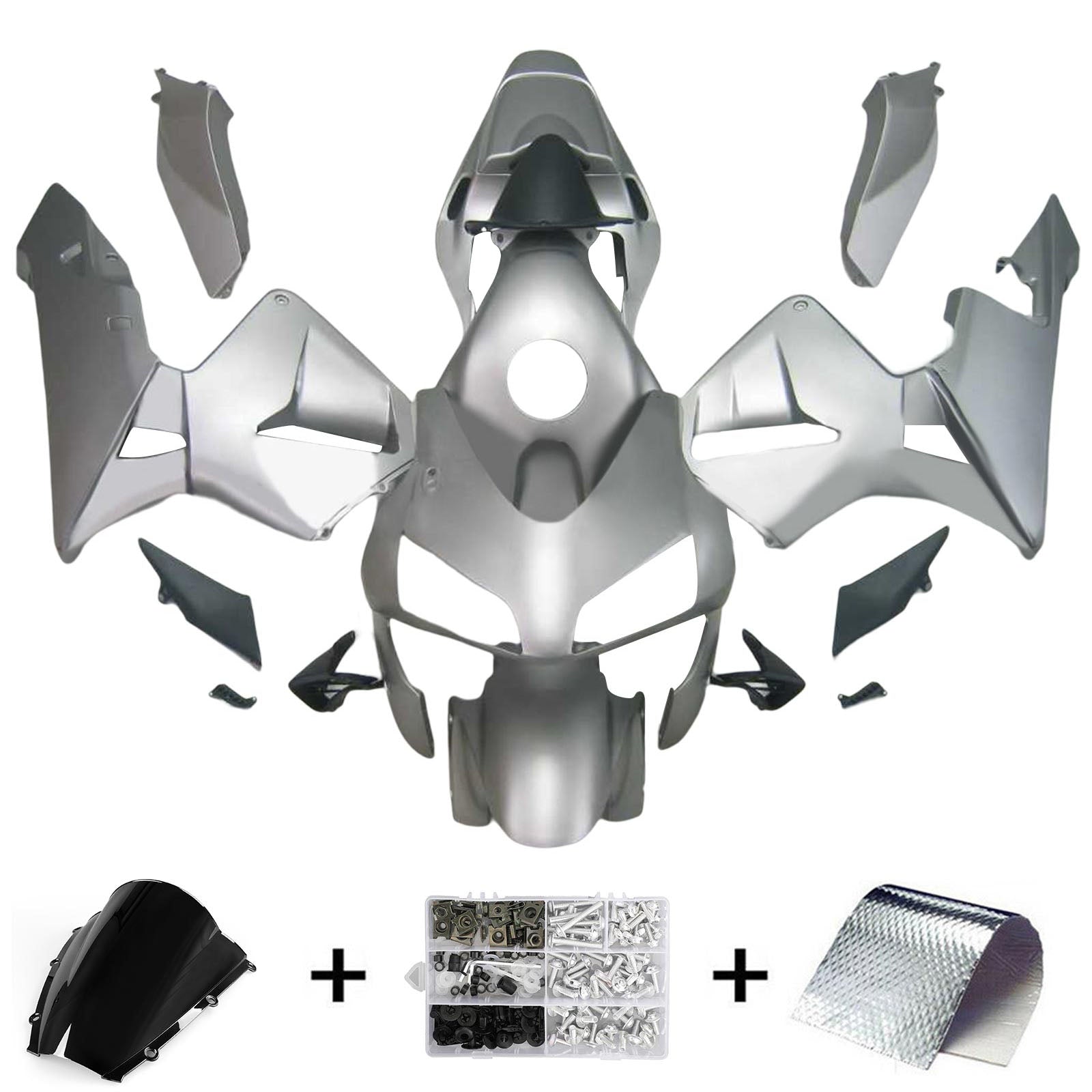 Kit de carénage par injection, carrosserie en plastique ABS pour Honda CBR600RR 2003-2004 F5