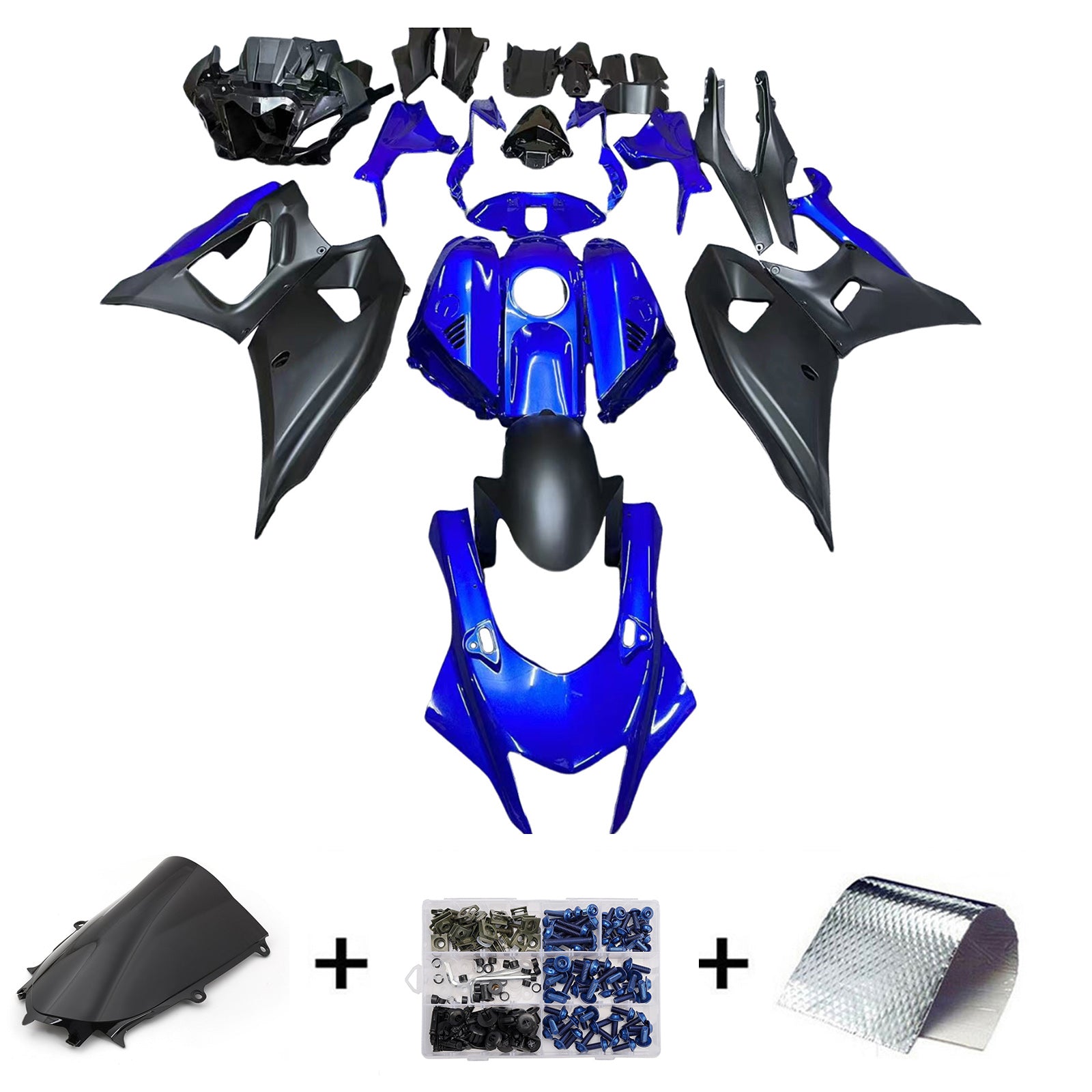 Kit de carénage à injection en plastique ABS pour Yamaha YZF-R7 2021-2025