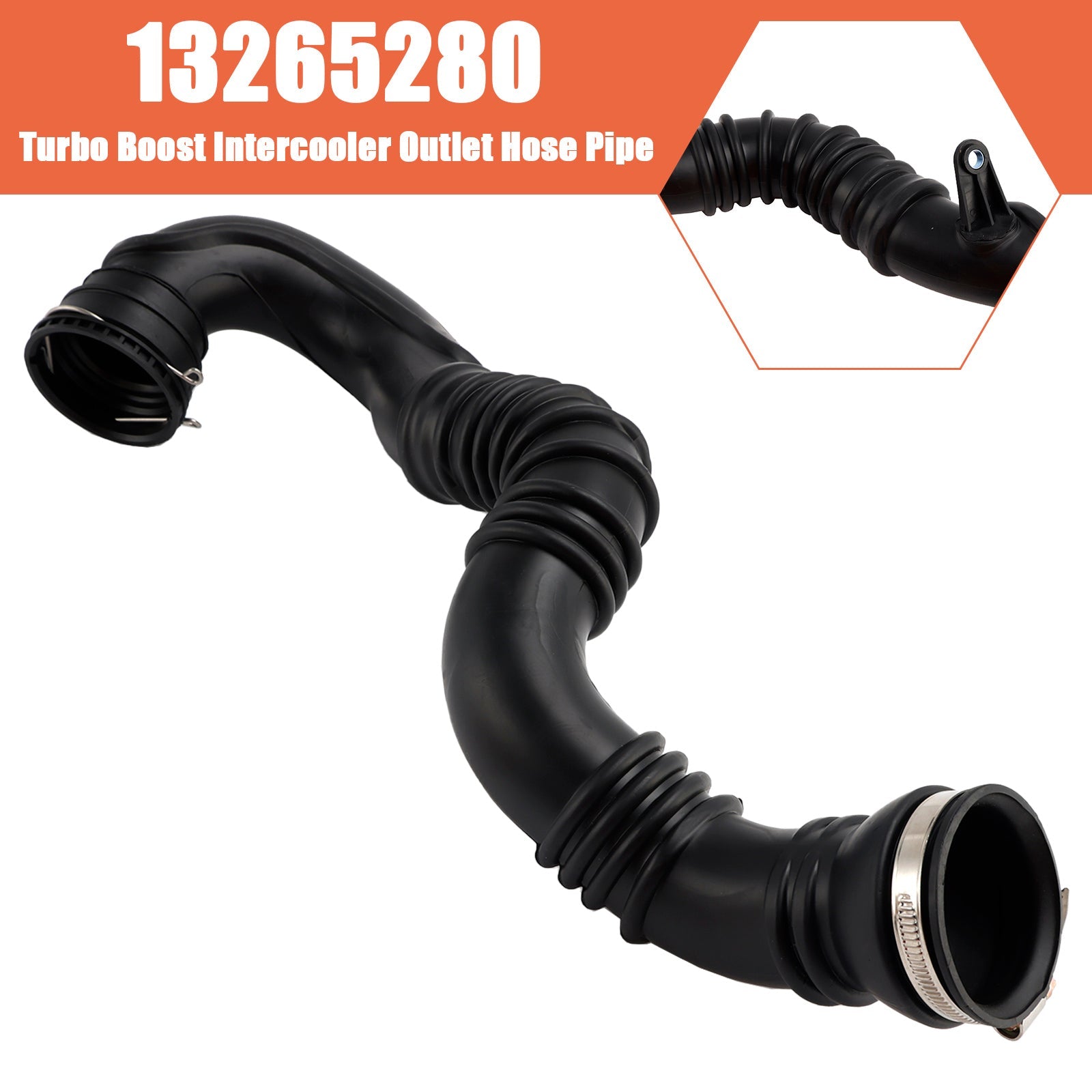 Tuyau de sortie d'échangeur de suralimentation turbo 13265280 pour Vauxhall Astra J 2010-2016