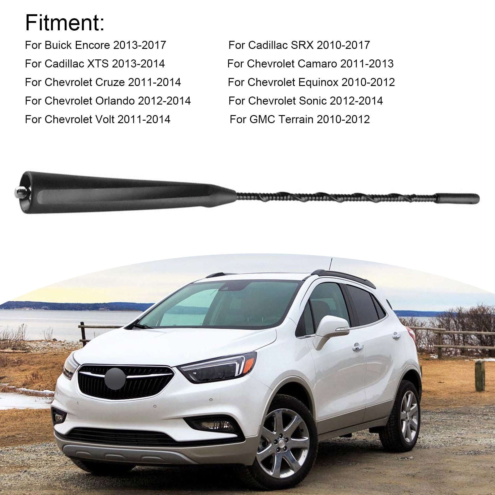 Antenne radio 22783398 pour Buick, Cadillac et Chevrolet