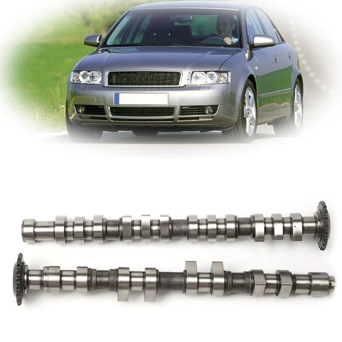 1 paire d'arbre à cames d'admission et d'échappement 058109021m 058109022b pour Volkswagen seat pour Audi A4 1.8t