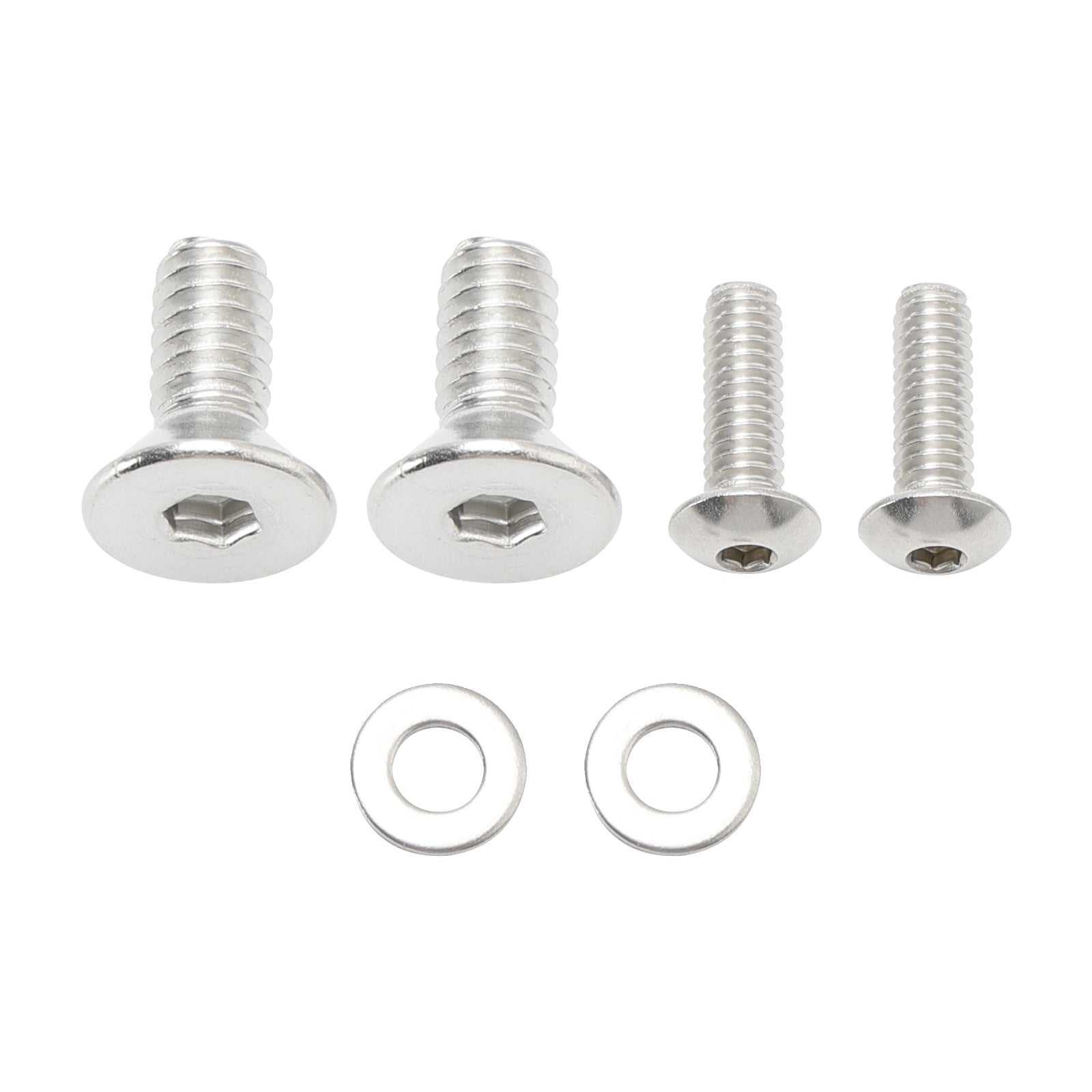 Kit de tornillos Allen UNC de acero inoxidable de 59 piezas para cubiertas de motor para Sportster XL 2004 en adelante