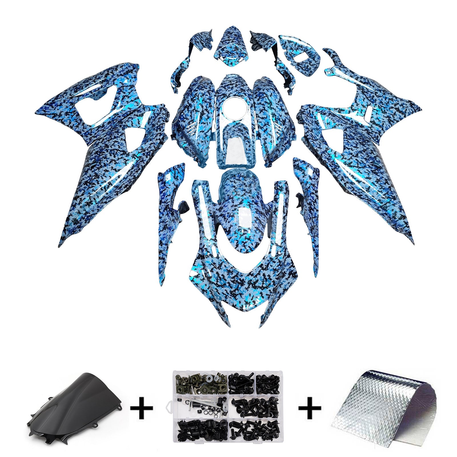 Kit carena iniettata in plastica ABS per Yamaha YZF-R7 2021-2025