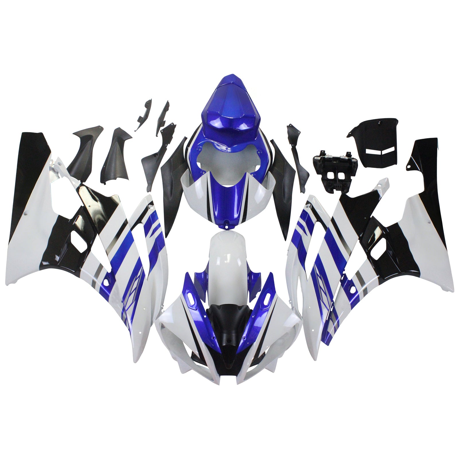 Kit de carénage à injection en plastique ABS pour Yamaha YZF 600 R6 2006-2007