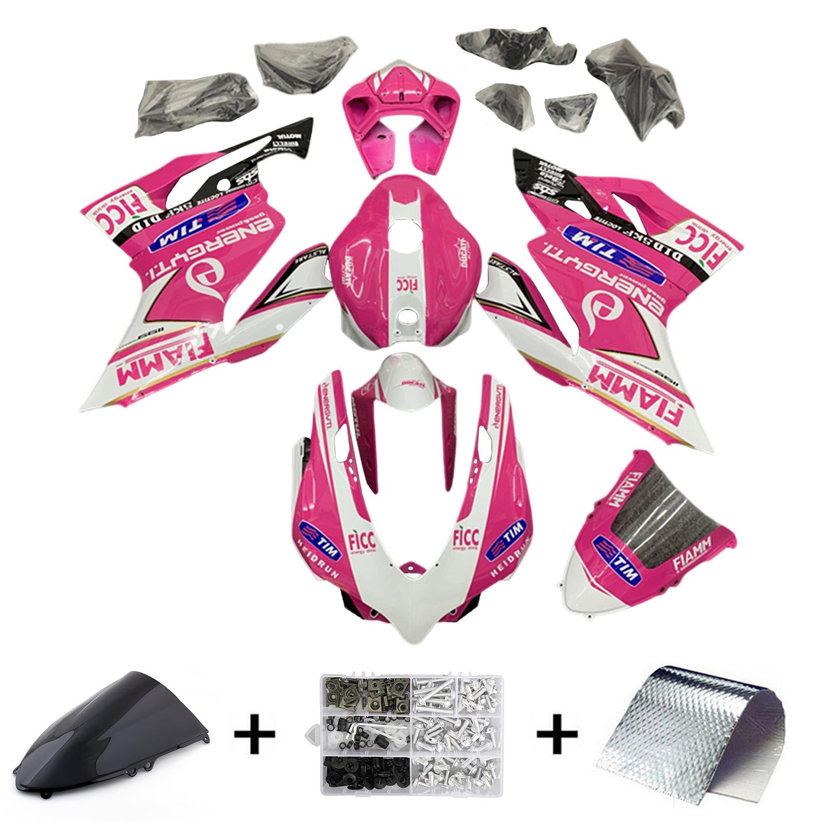 Kit de carénage en plastique ABS pour Ducati 899 2012-2015